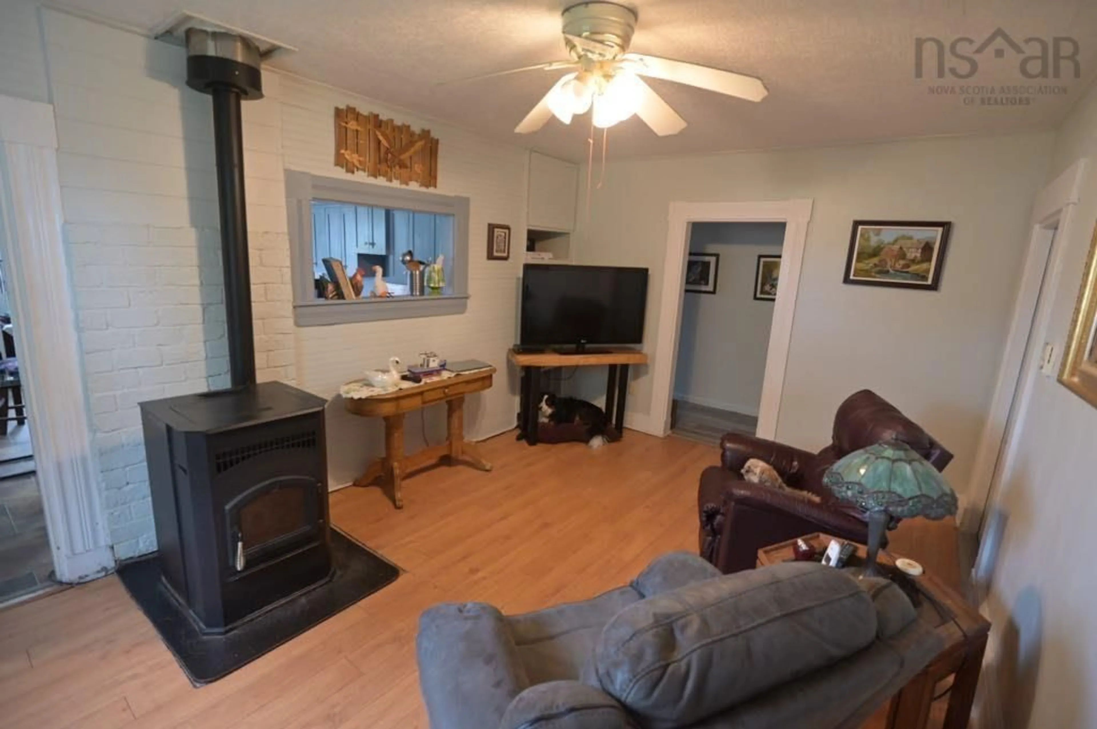 Living room with furniture, unknown for 3415 Highway #3, Barrington Passage Nova Scotia B0W 1G0