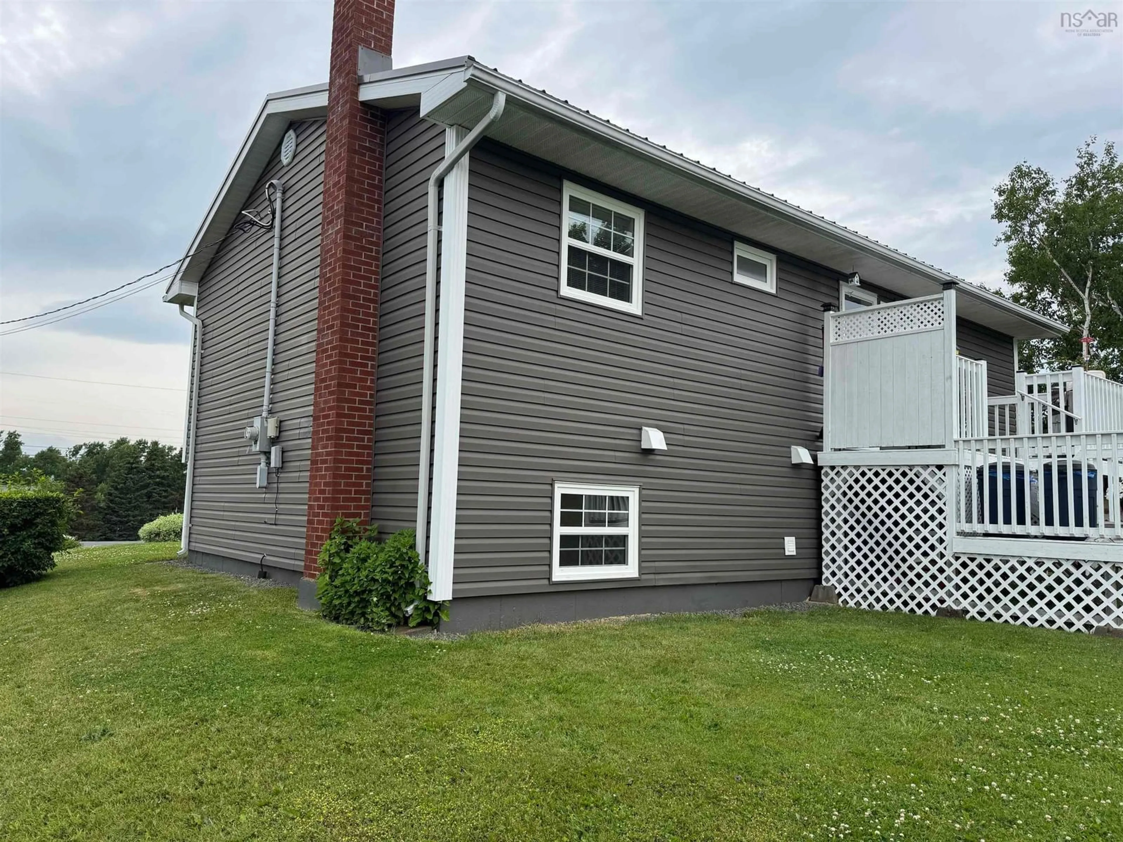 Home with vinyl exterior material, building for 140 Rendell Dr, Little Bras D'Or Nova Scotia B1Y 2Y6