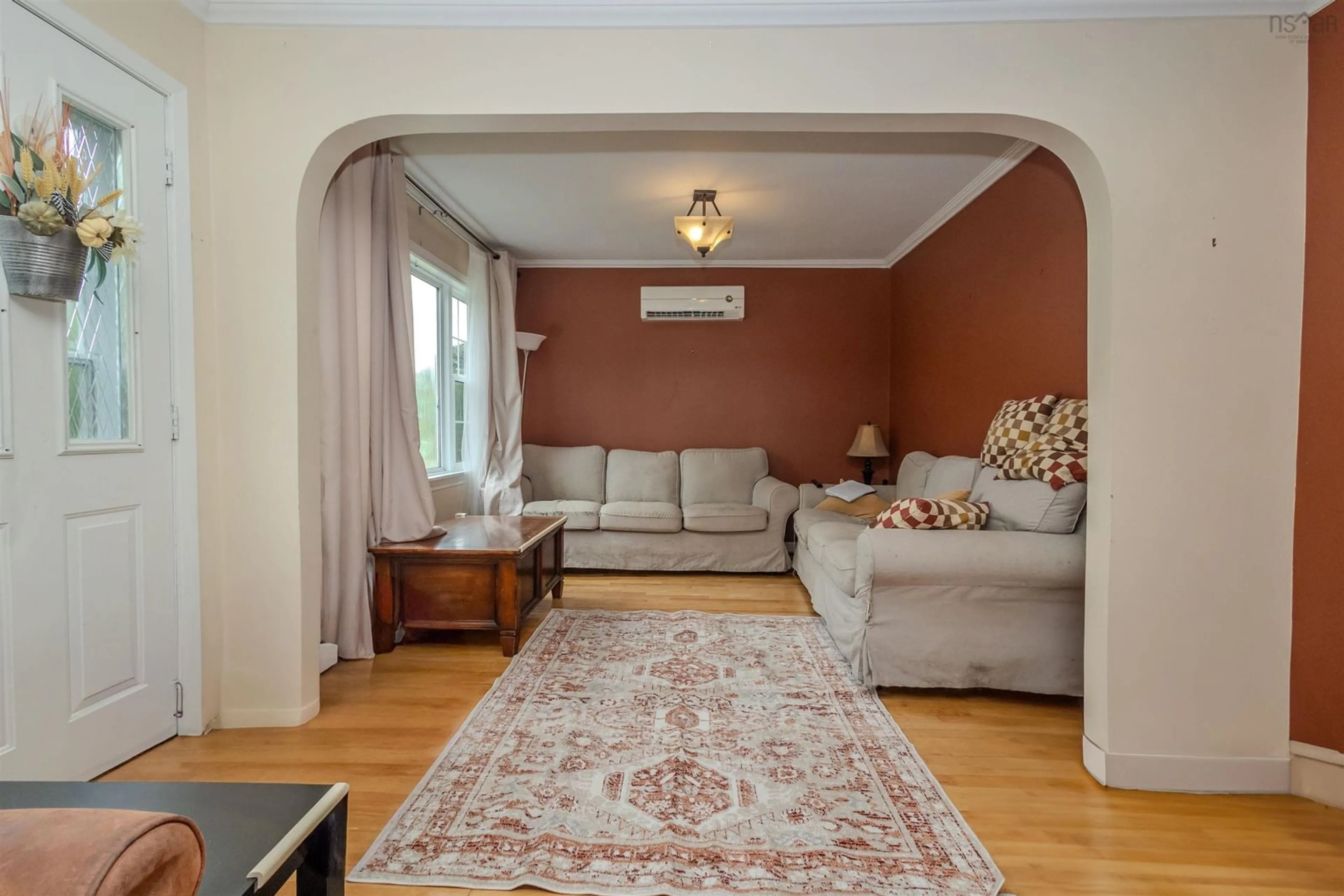 Living room with furniture, unknown for 688 Morrison Rd, Sydney Nova Scotia B1M 1B7