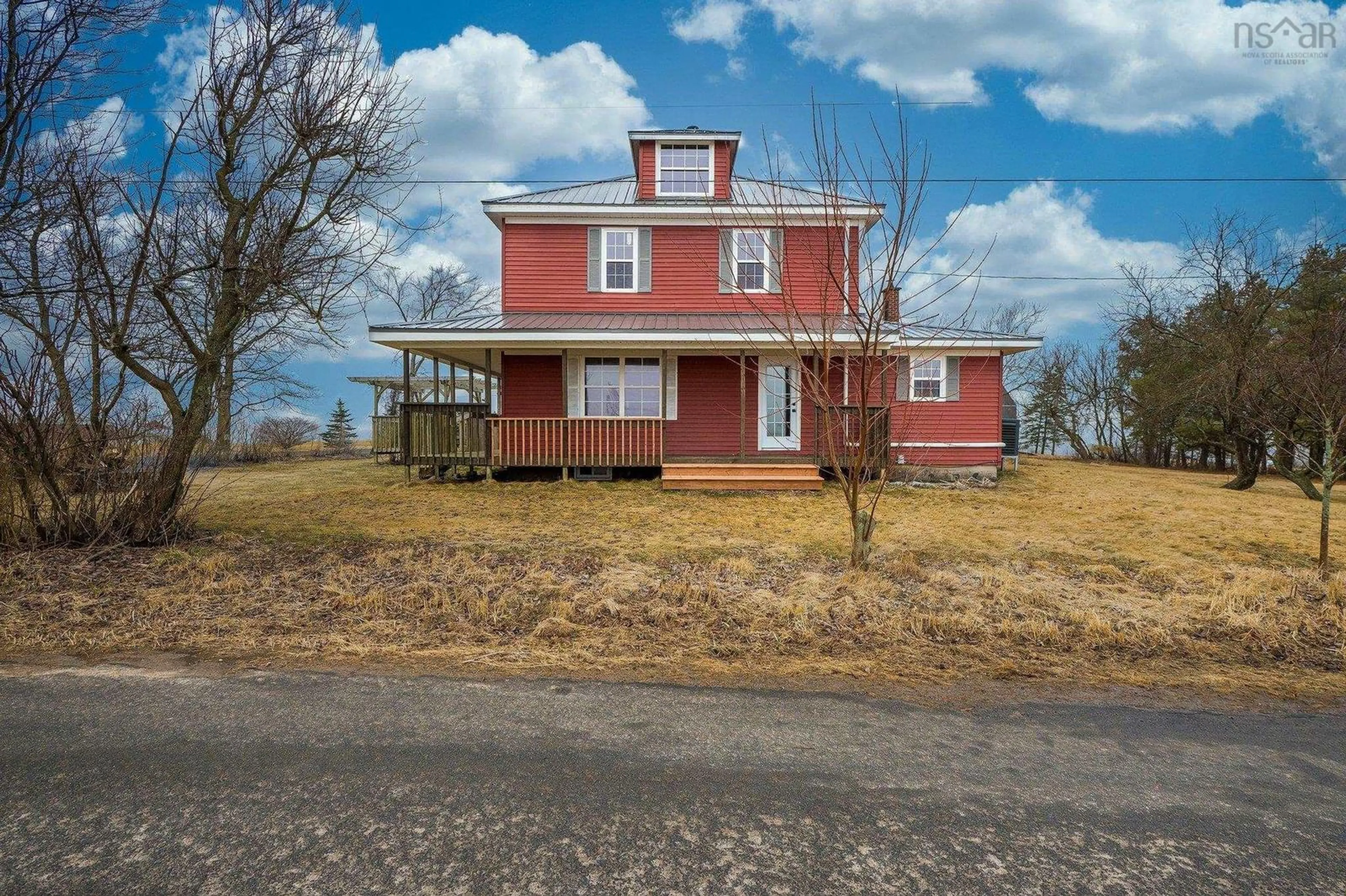A pic from outside/outdoor area/front of a property/back of a property/a pic from drone, building for 347 Nelson Hill Rd, Milford Nova Scotia B0N 1Y0