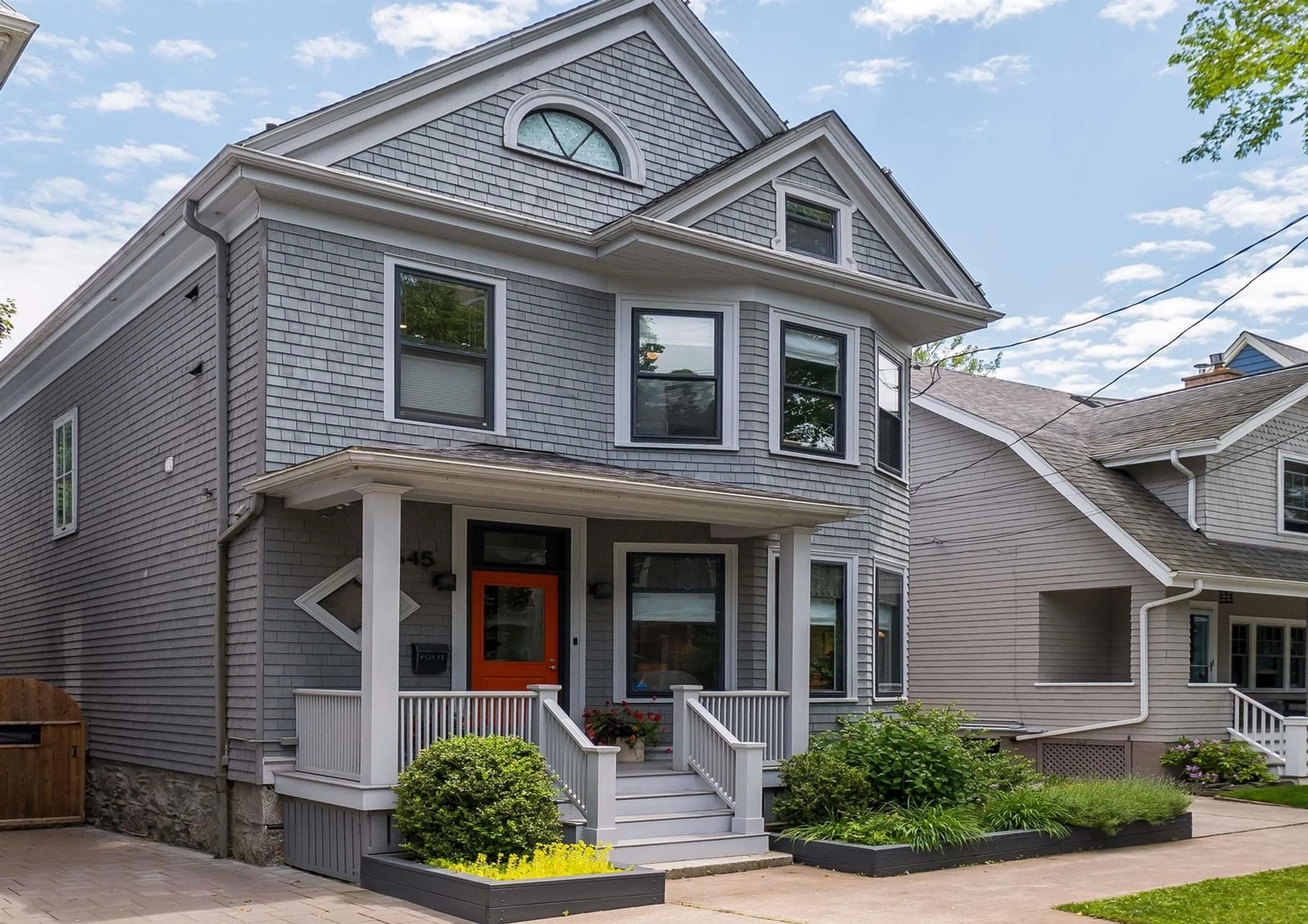 Home with vinyl exterior material, street for 1545 Henry St, Halifax Peninsula Nova Scotia B3H 3K1