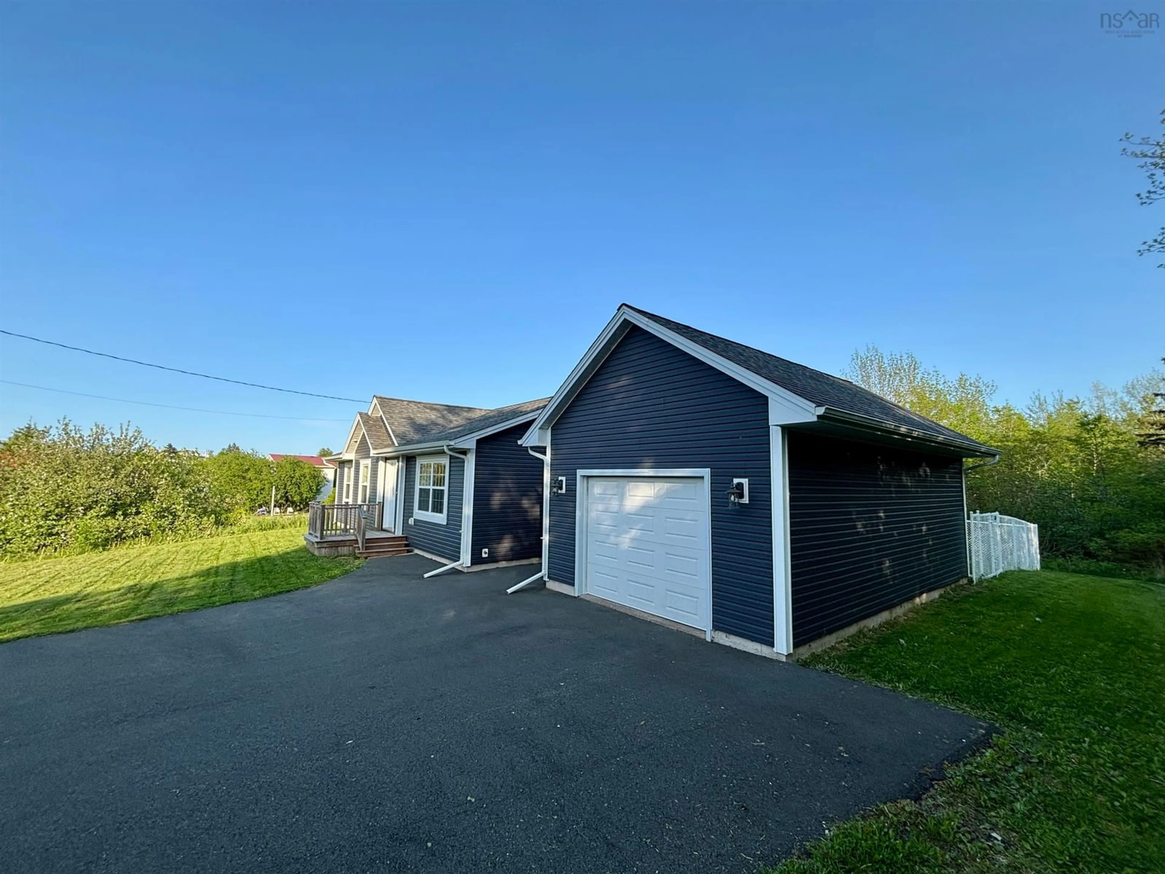A pic from outside/outdoor area/front of a property/back of a property/a pic from drone, street for 21 Beaton Crt, Post Road Nova Scotia B2G 2K1
