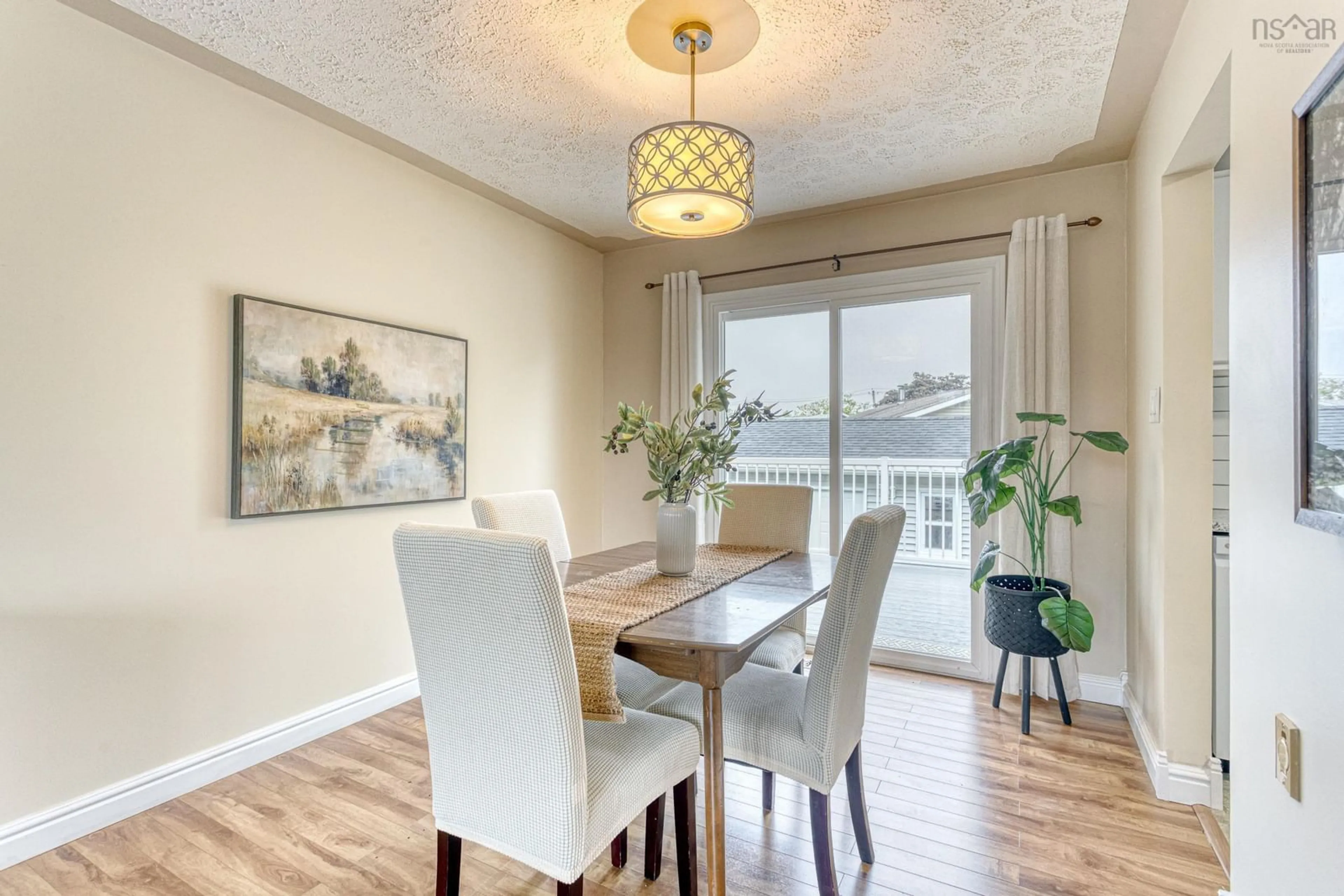Dining room, wood/laminate floor for 1 Pernix Crt, Cole Harbour Nova Scotia B2W 4S7