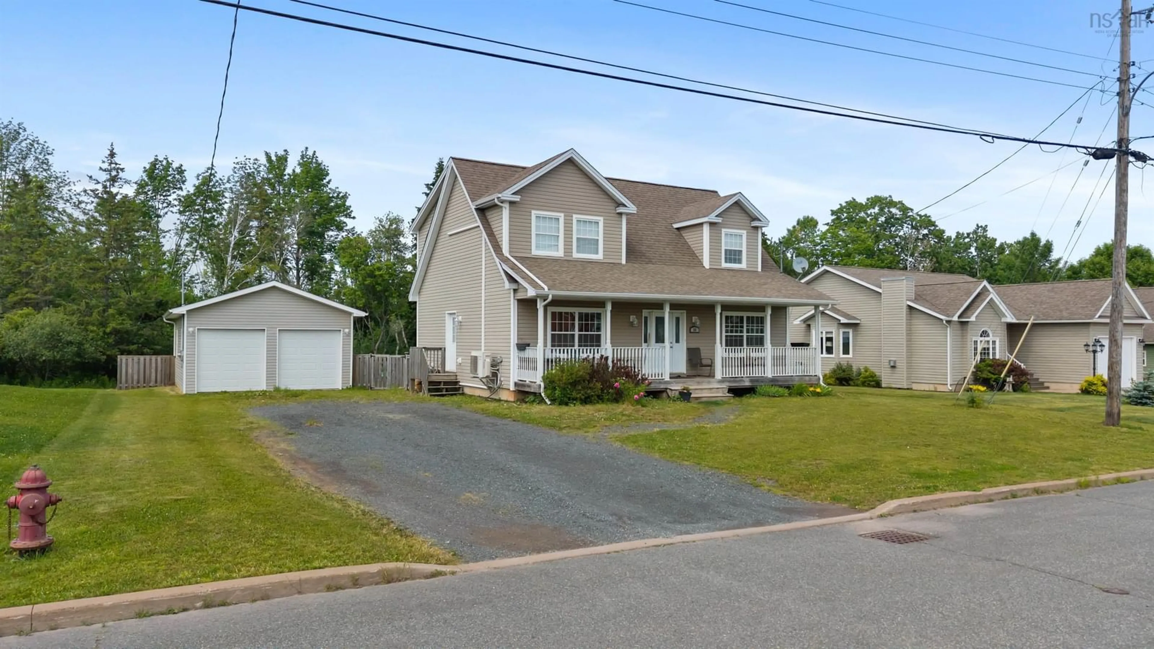 Home with vinyl exterior material, street for 25 Parkview Dr, New Glasgow Nova Scotia B2H 0E6