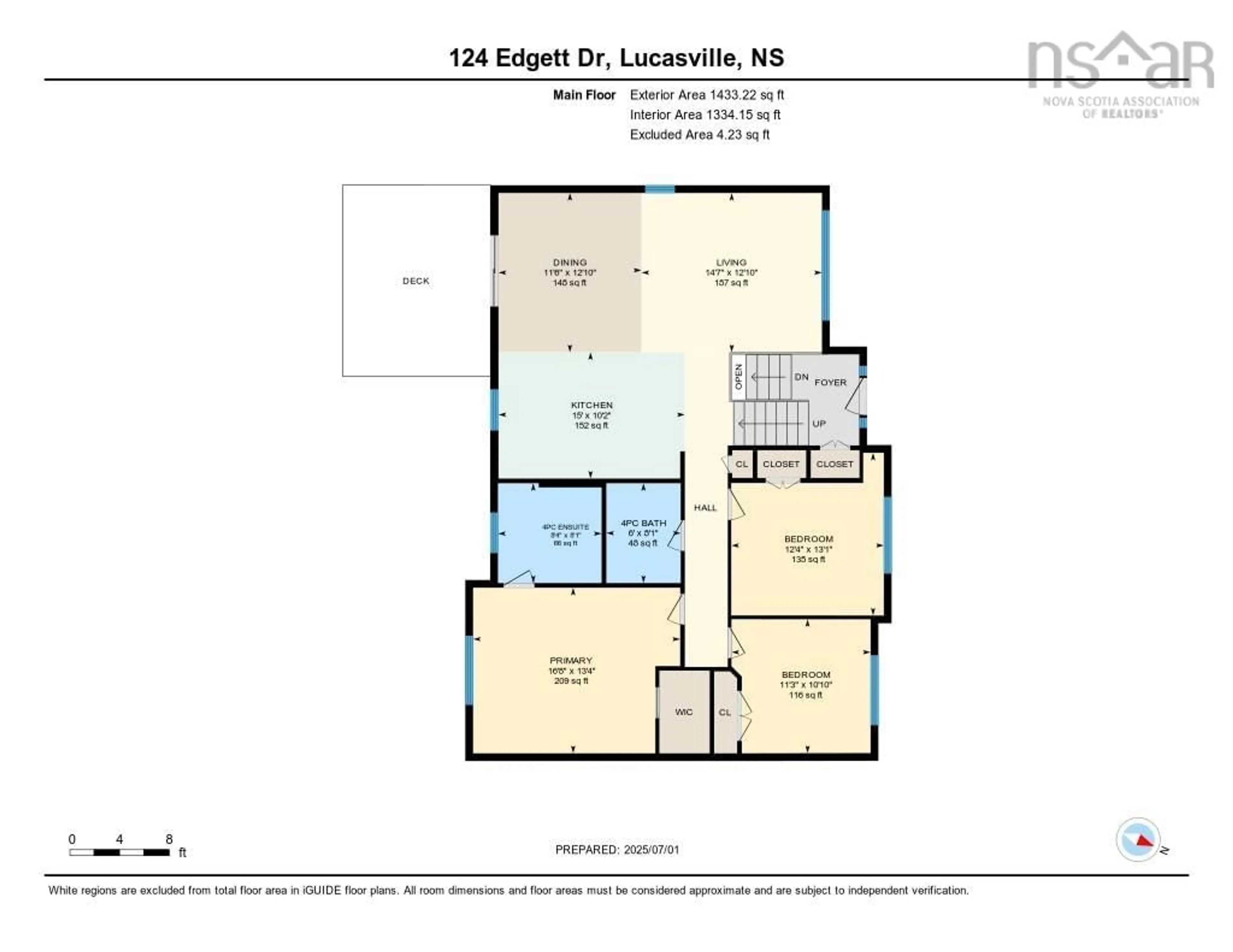 Floor plan for 124 Edgett Dr, Lucasville Nova Scotia B4B 0V8
