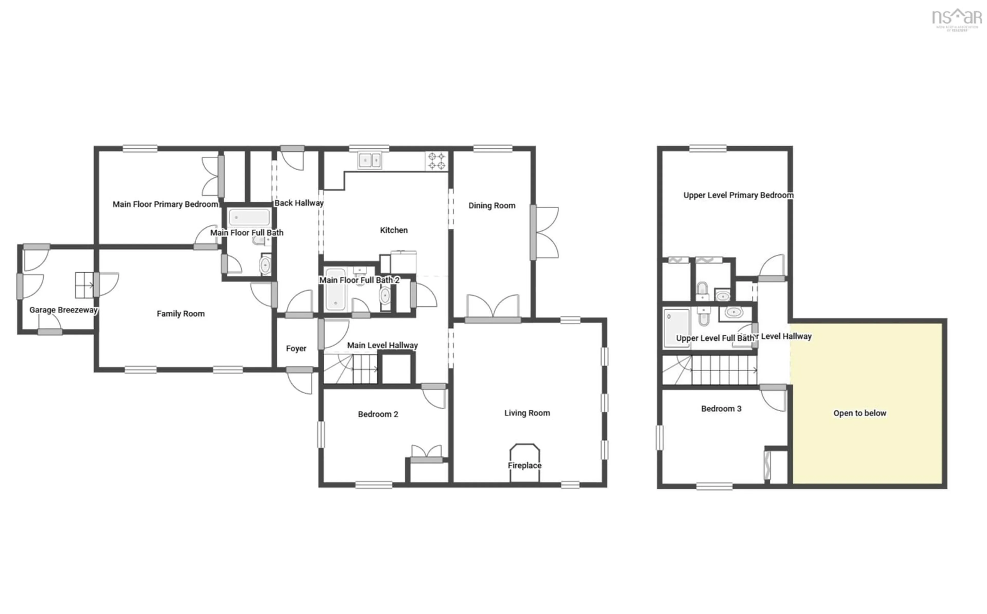 Floor plan for 13295 Highway 1, Lockhartville Nova Scotia B0P 1P0