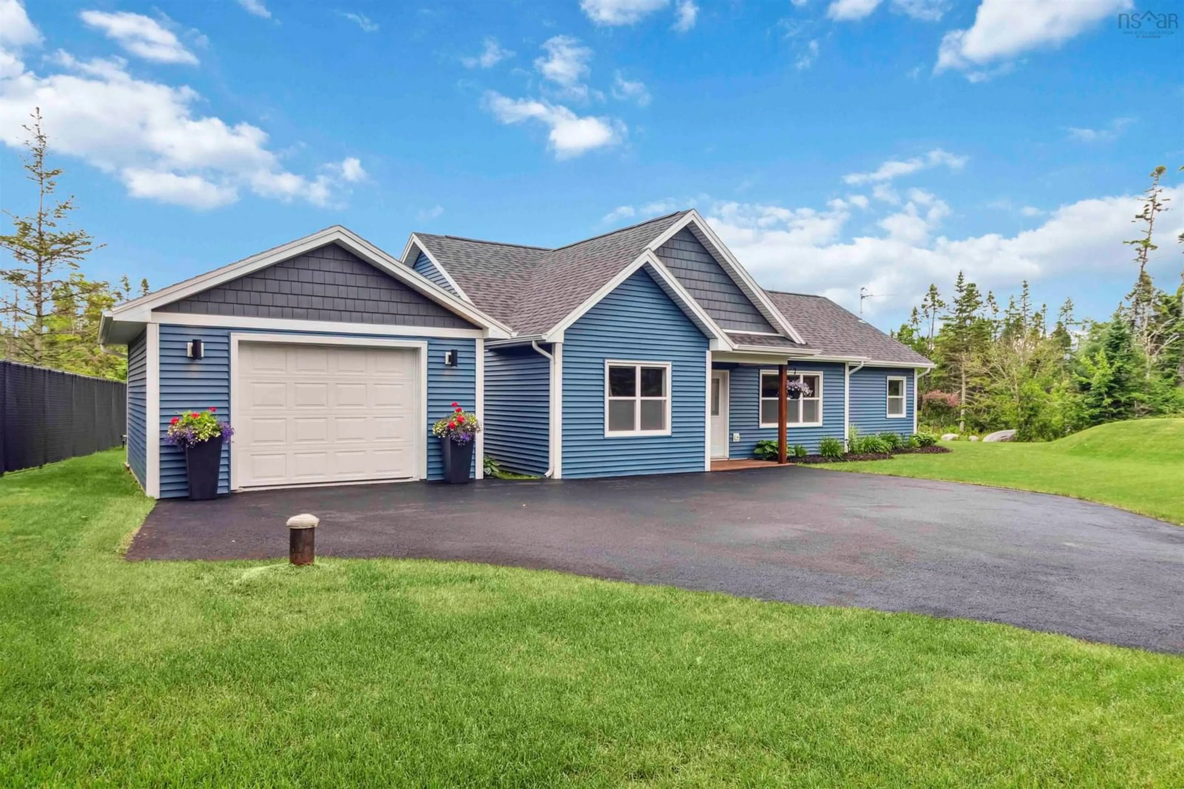 Home with vinyl exterior material, street for 1308 West Porters Lake Rd, Porters Lake Nova Scotia B3E 1L4