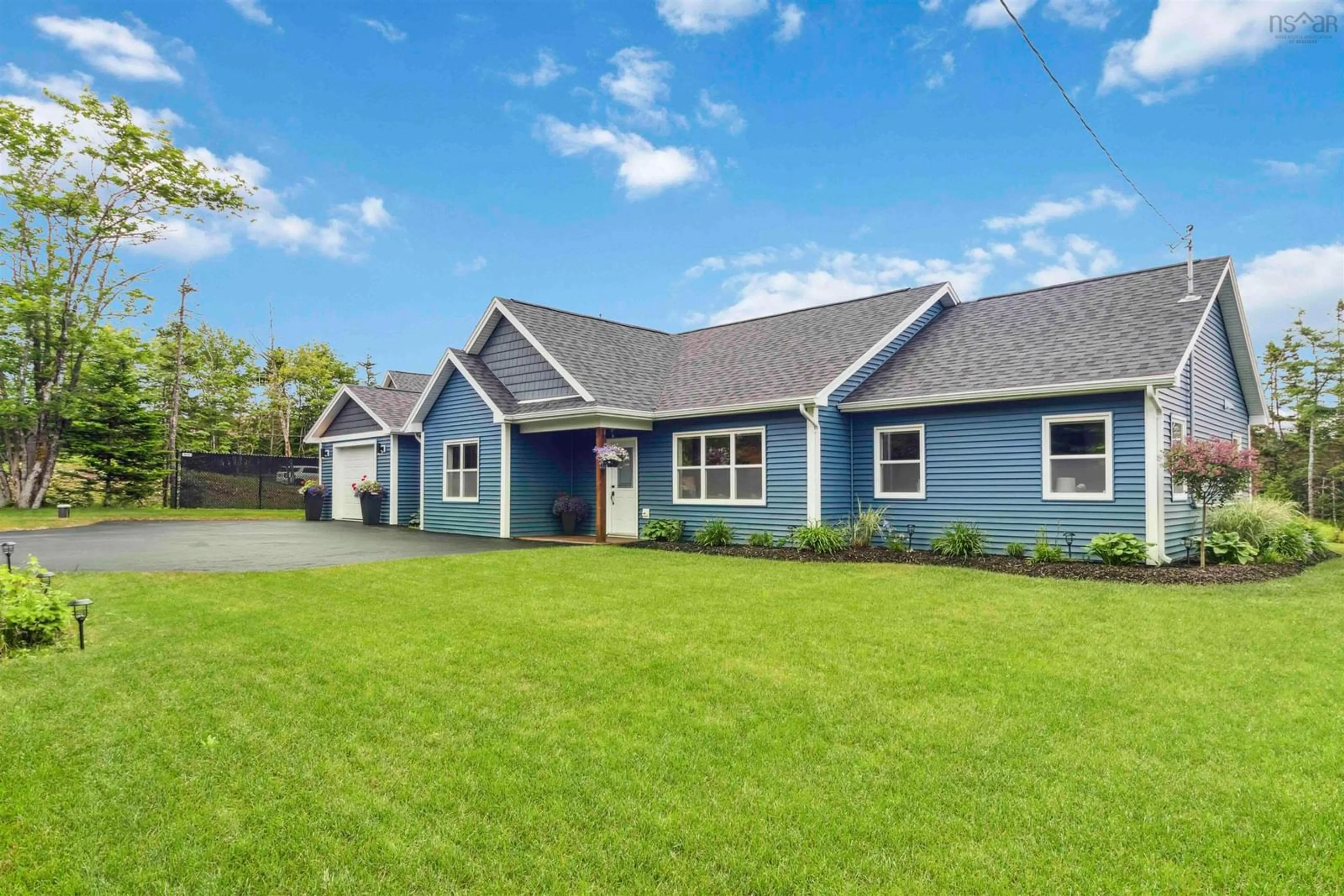 Home with vinyl exterior material, street for 1308 West Porters Lake Rd, Porters Lake Nova Scotia B3E 1L4