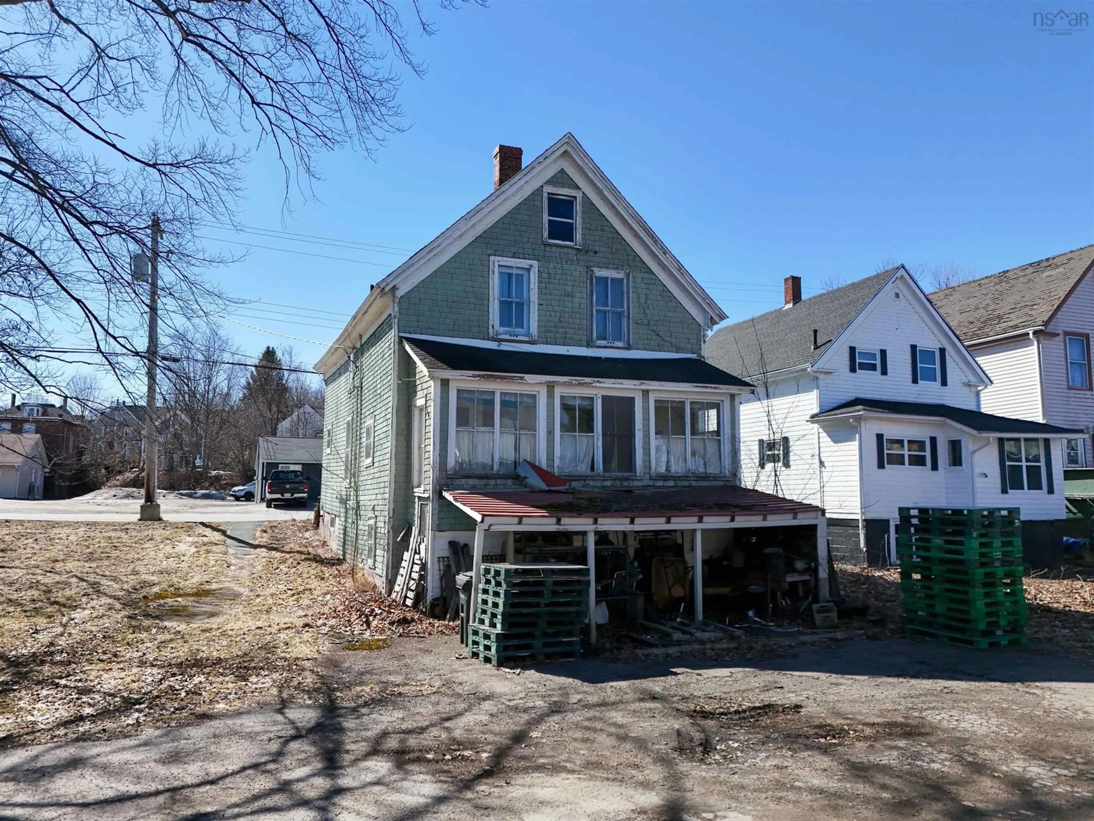 A pic from outside/outdoor area/front of a property/back of a property/a pic from drone, street for 53 Albert St, Windsor Nova Scotia B0N 2T0