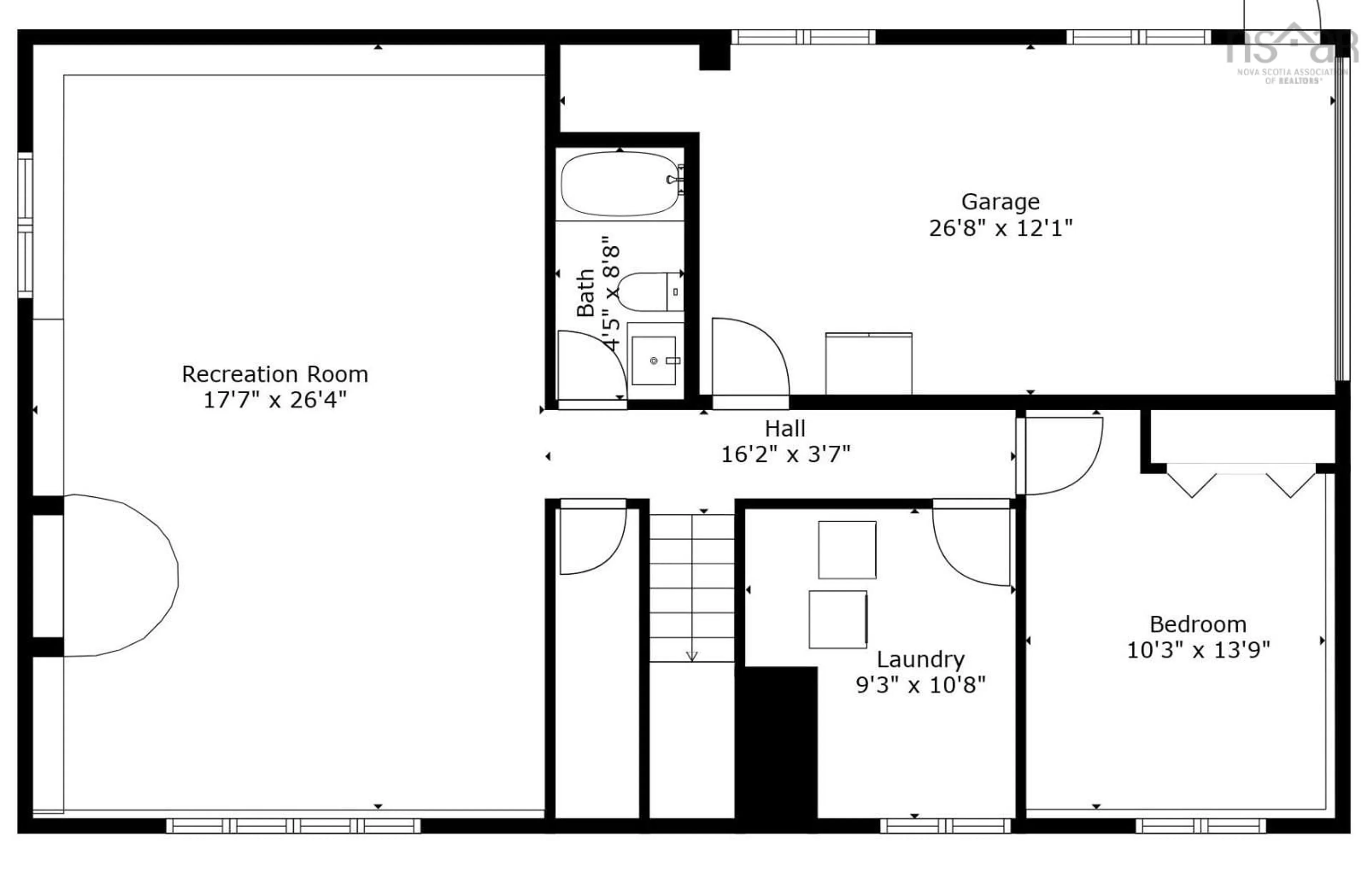 Floor plan for 239 Howe Ave, Fall River Nova Scotia B2T 1H7