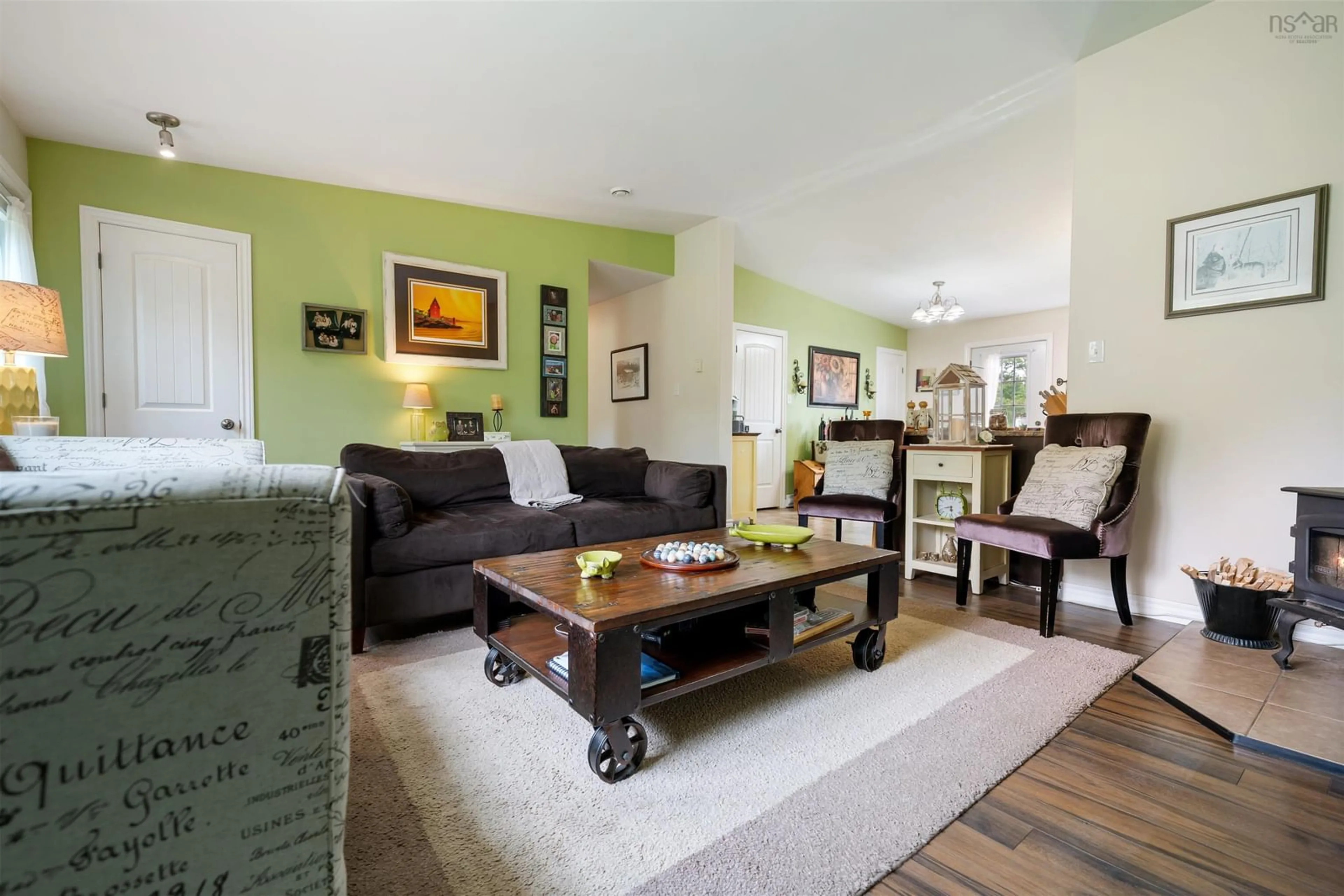 Living room with furniture, wood/laminate floor for 225 Fairway Ave, Shubenacadie East Nova Scotia B0N 2H0