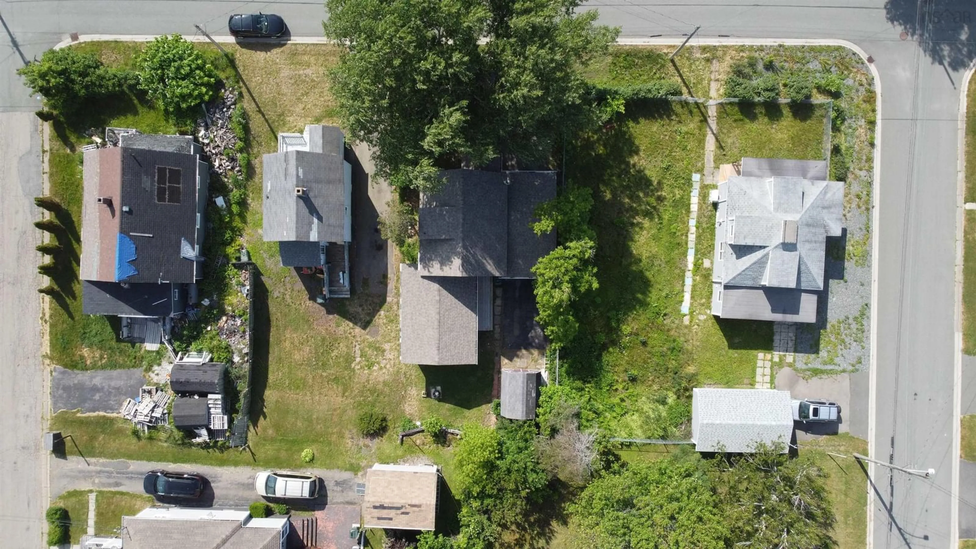 A pic from outside/outdoor area/front of a property/back of a property/a pic from drone, street for 316 Mahon St, New Waterford Nova Scotia B1H 3H5