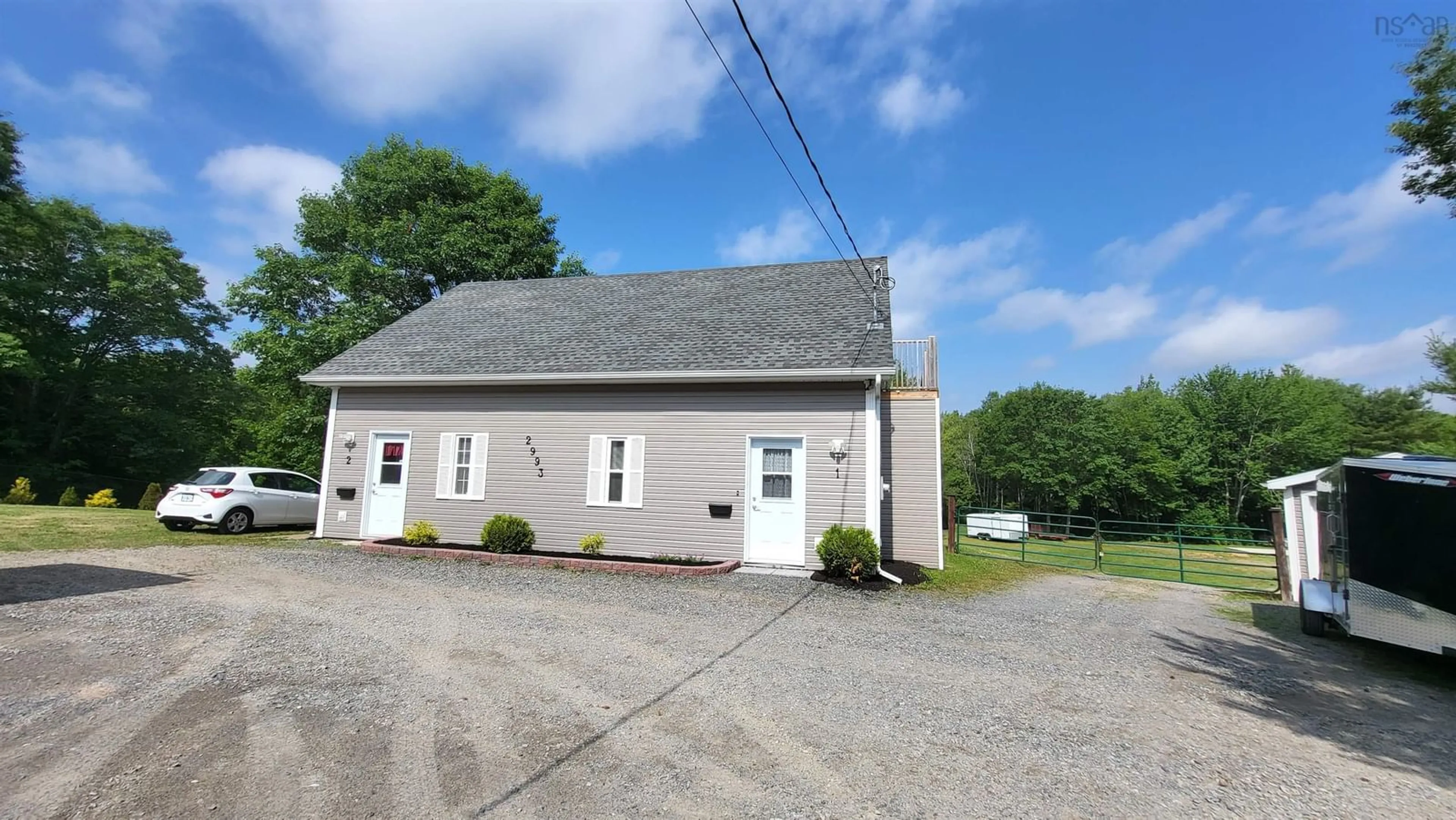 A pic from outside/outdoor area/front of a property/back of a property/a pic from drone, building for 2993 Lovett Road, Coldbrook Nova Scotia B0P 1J0