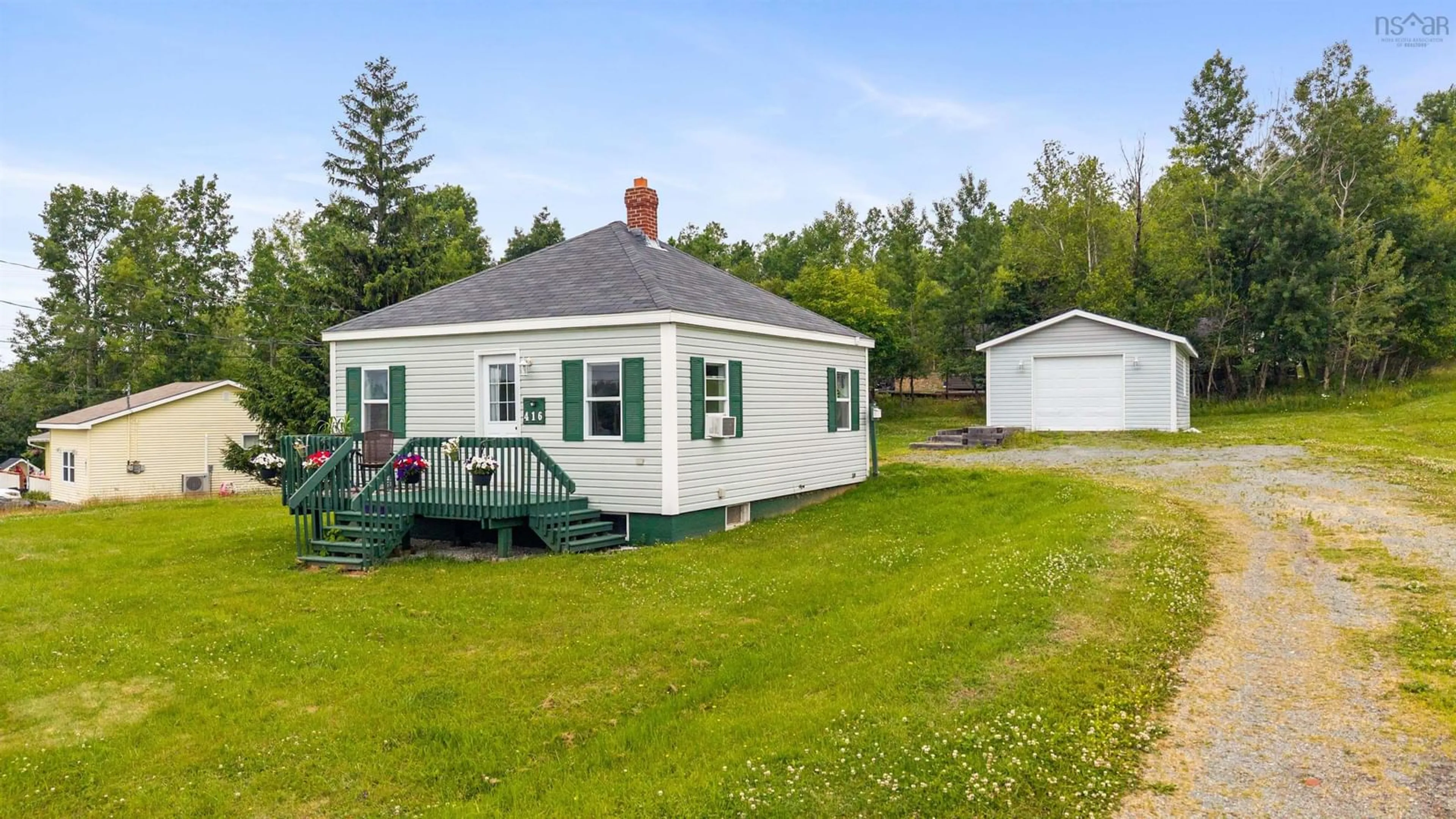 A pic from outside/outdoor area/front of a property/back of a property/a pic from drone, unknown for 416 Vale Rd, New Glasgow Nova Scotia B2H 4W8