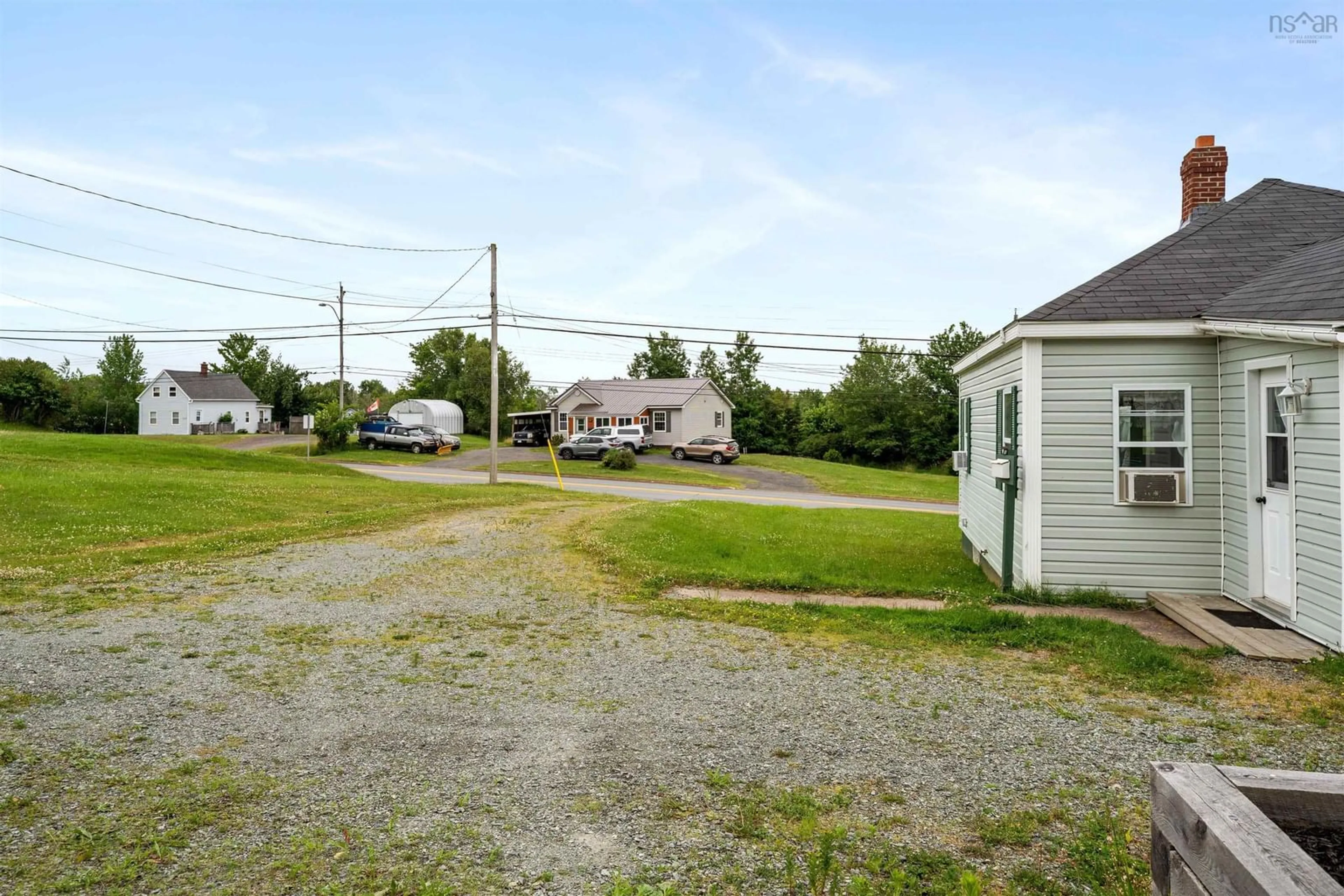 A pic from outside/outdoor area/front of a property/back of a property/a pic from drone, street for 416 Vale Rd, New Glasgow Nova Scotia B2H 4W8