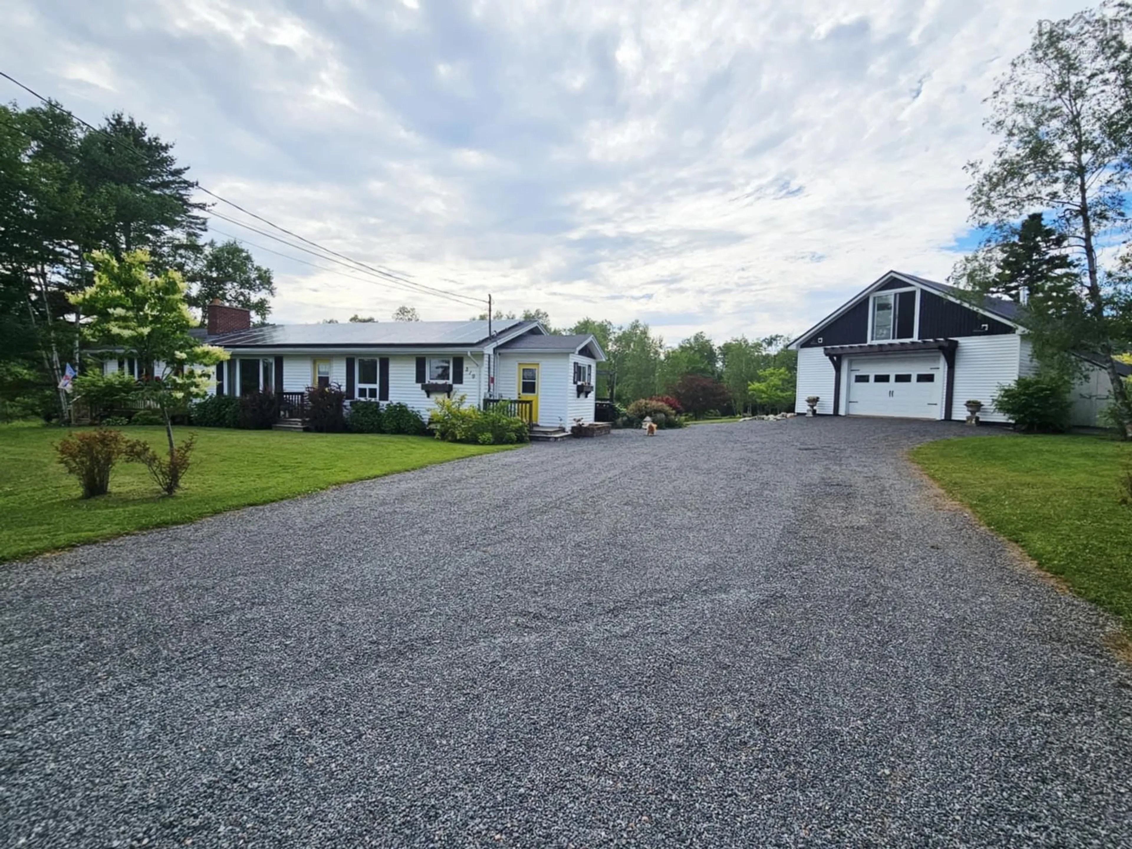 A pic from outside/outdoor area/front of a property/back of a property/a pic from drone, street for 319 Adam Mccallum Rd, Onslow Mountain Nova Scotia B6L 6A2