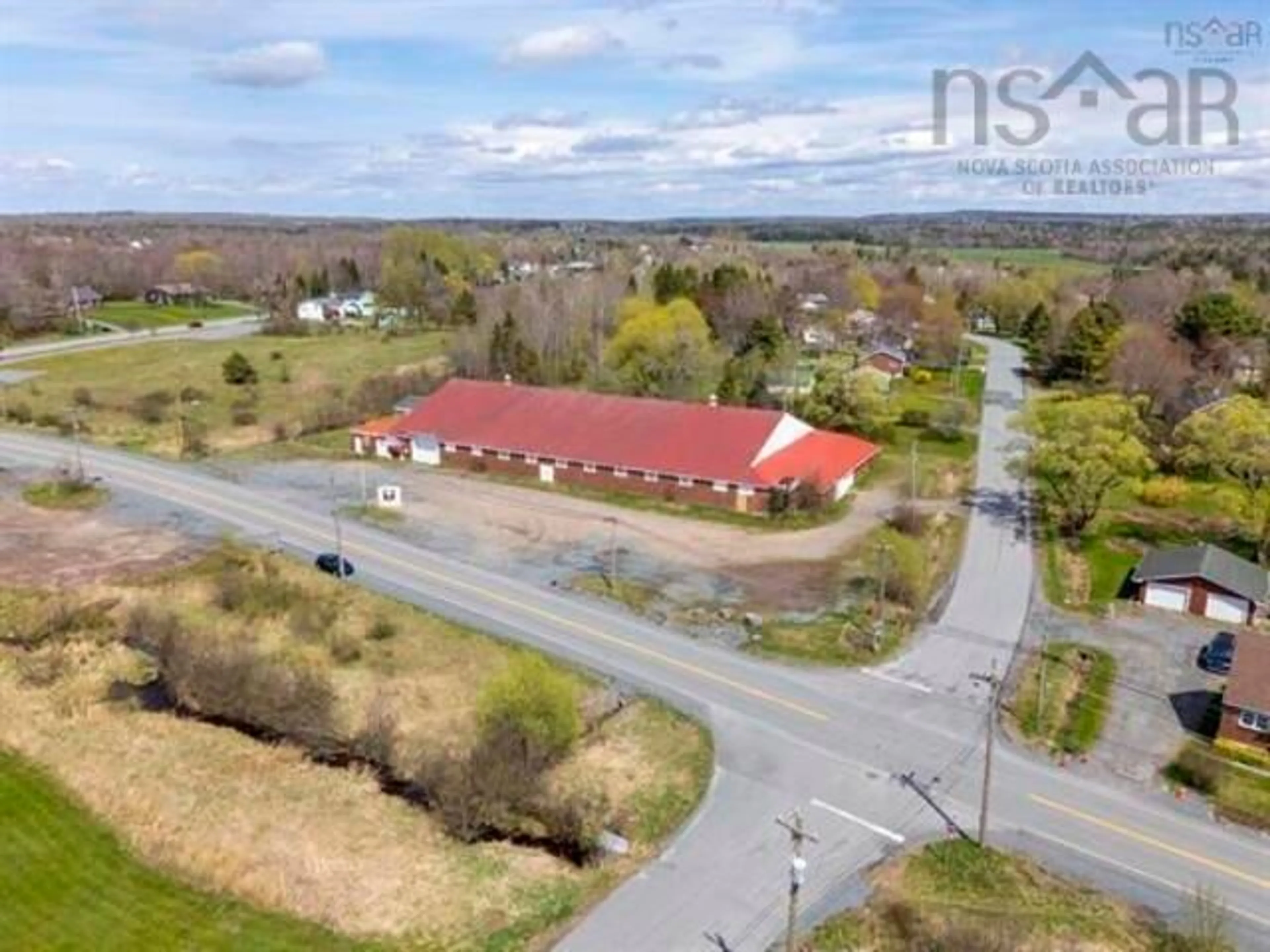 A pic from outside/outdoor area/front of a property/back of a property/a pic from drone, building for 31 Highway 277, East Hants Nova Scotia B2S 1S4