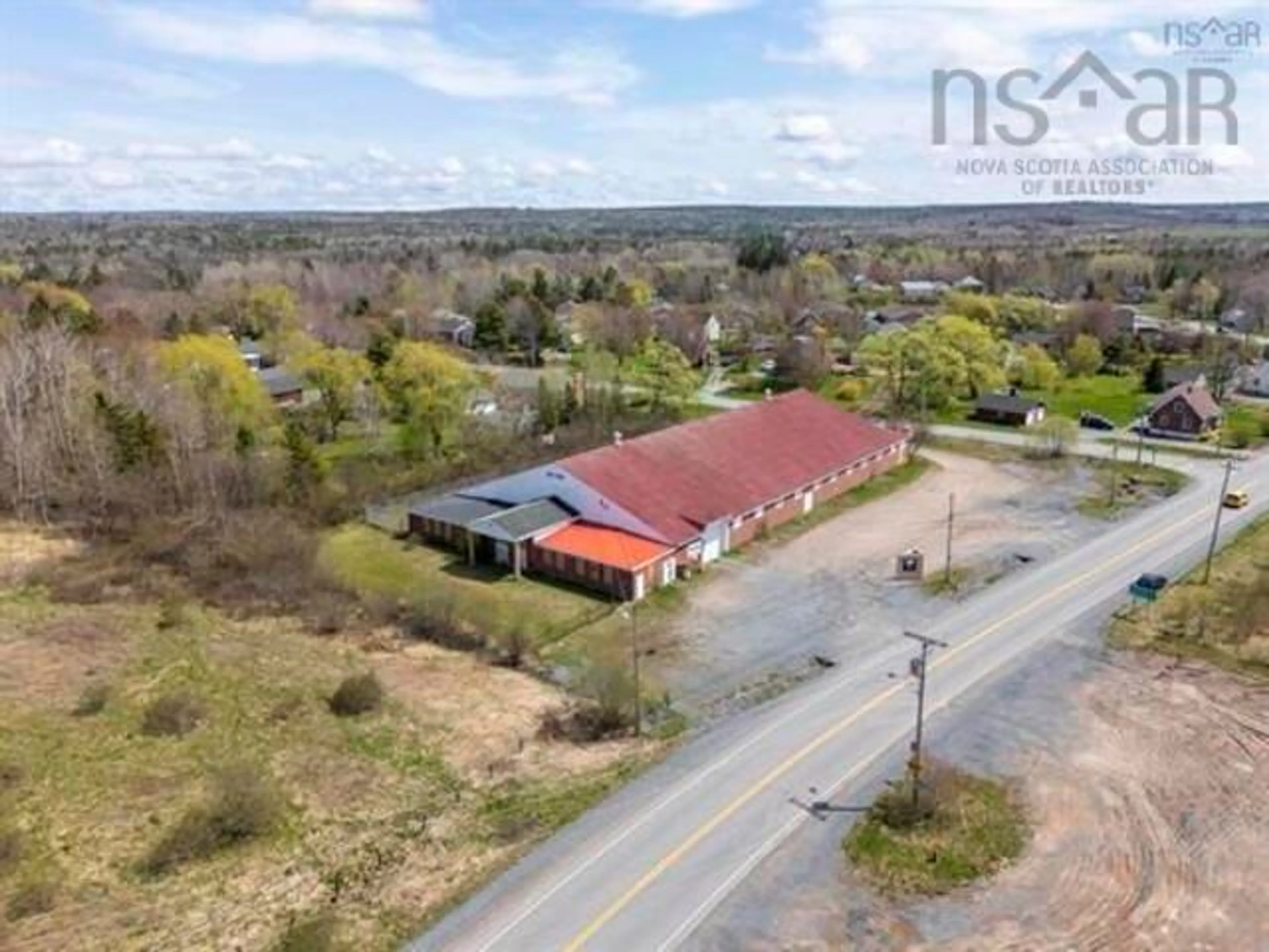 A pic from outside/outdoor area/front of a property/back of a property/a pic from drone, building for 31 Highway 277, East Hants Nova Scotia B2S 1S4