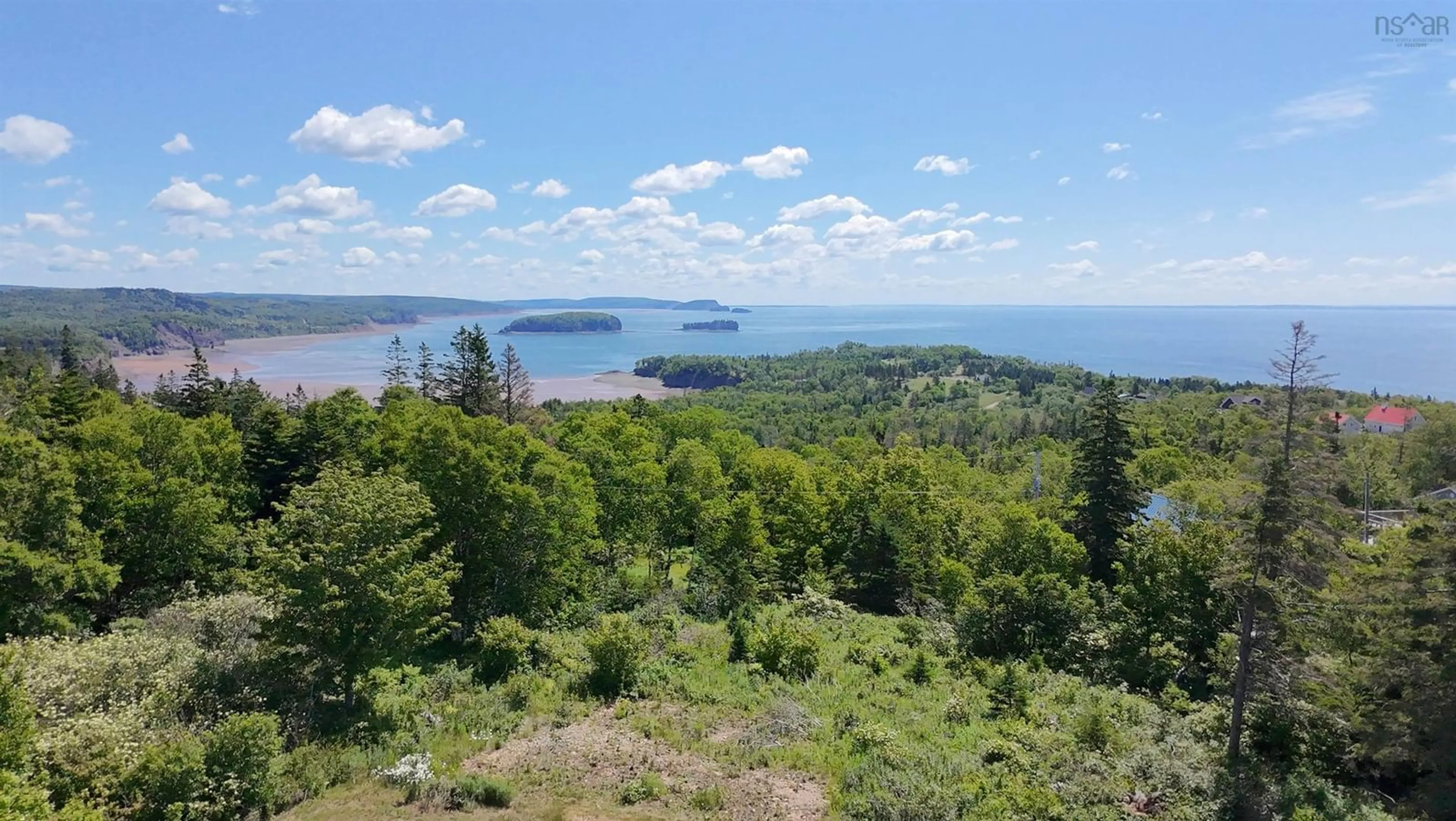 A pic from outside/outdoor area/front of a property/back of a property/a pic from drone, water/lake/river/ocean view for 4 Ridgeview Lane, Greenhill Nova Scotia B0M 1S0