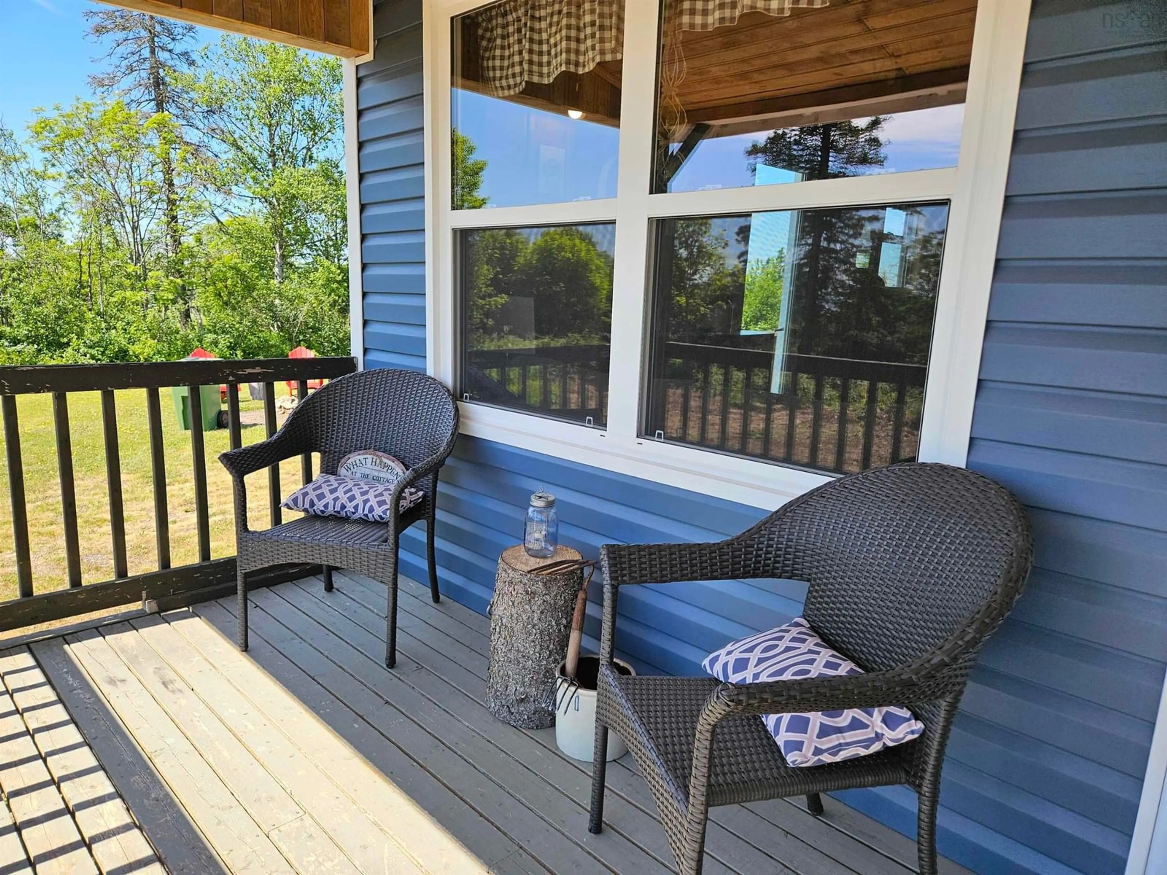 Patio, water/lake/river/ocean view for 4 Ridgeview Lane, Greenhill Nova Scotia B0M 1S0