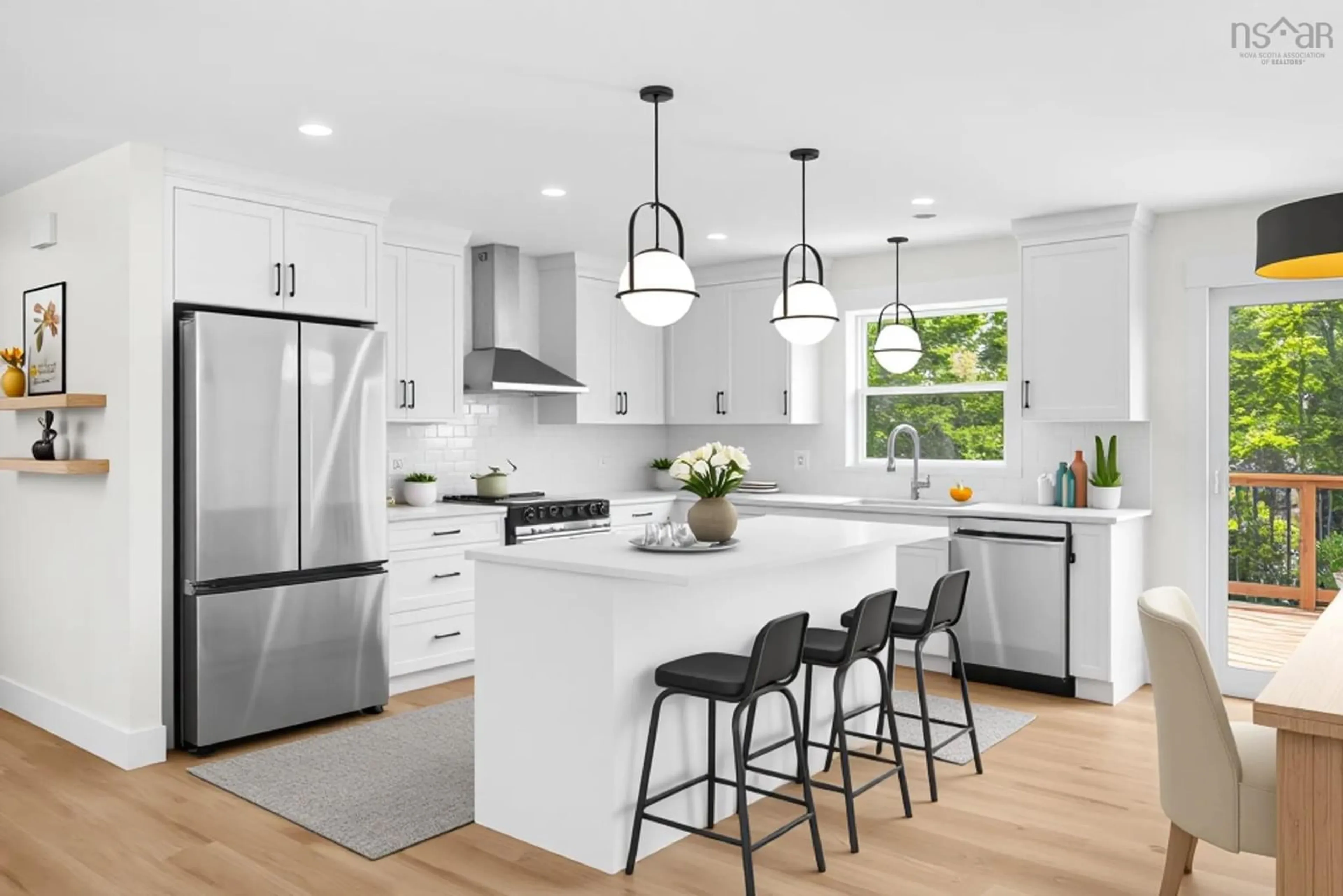 Contemporary kitchen, unknown for 64 Noonan Lake Lane, Simms Settlement Nova Scotia B0J 1T0