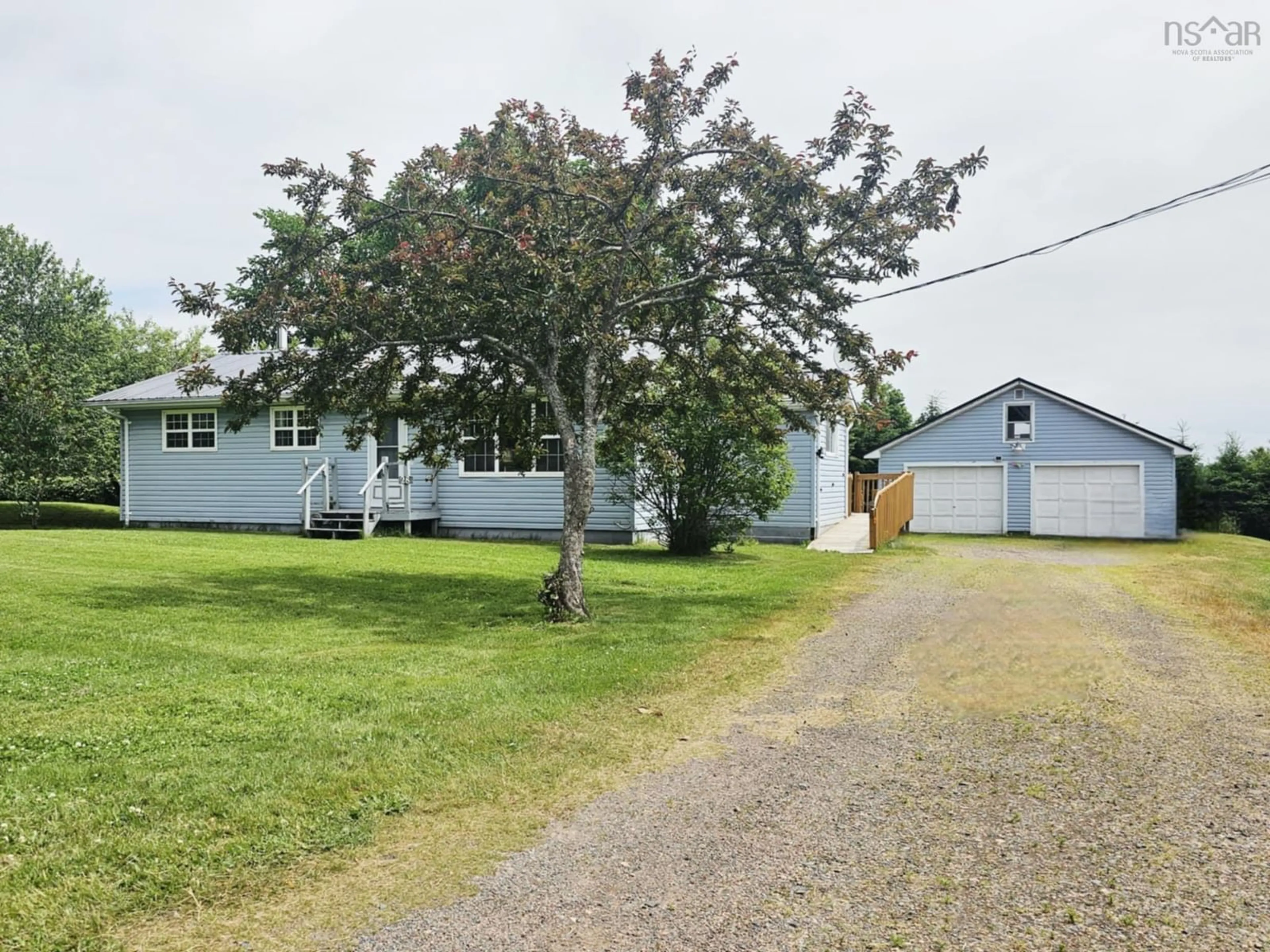 A pic from outside/outdoor area/front of a property/back of a property/a pic from drone, street for 28 Vance Rd, Masstown Nova Scotia B0M 1G0