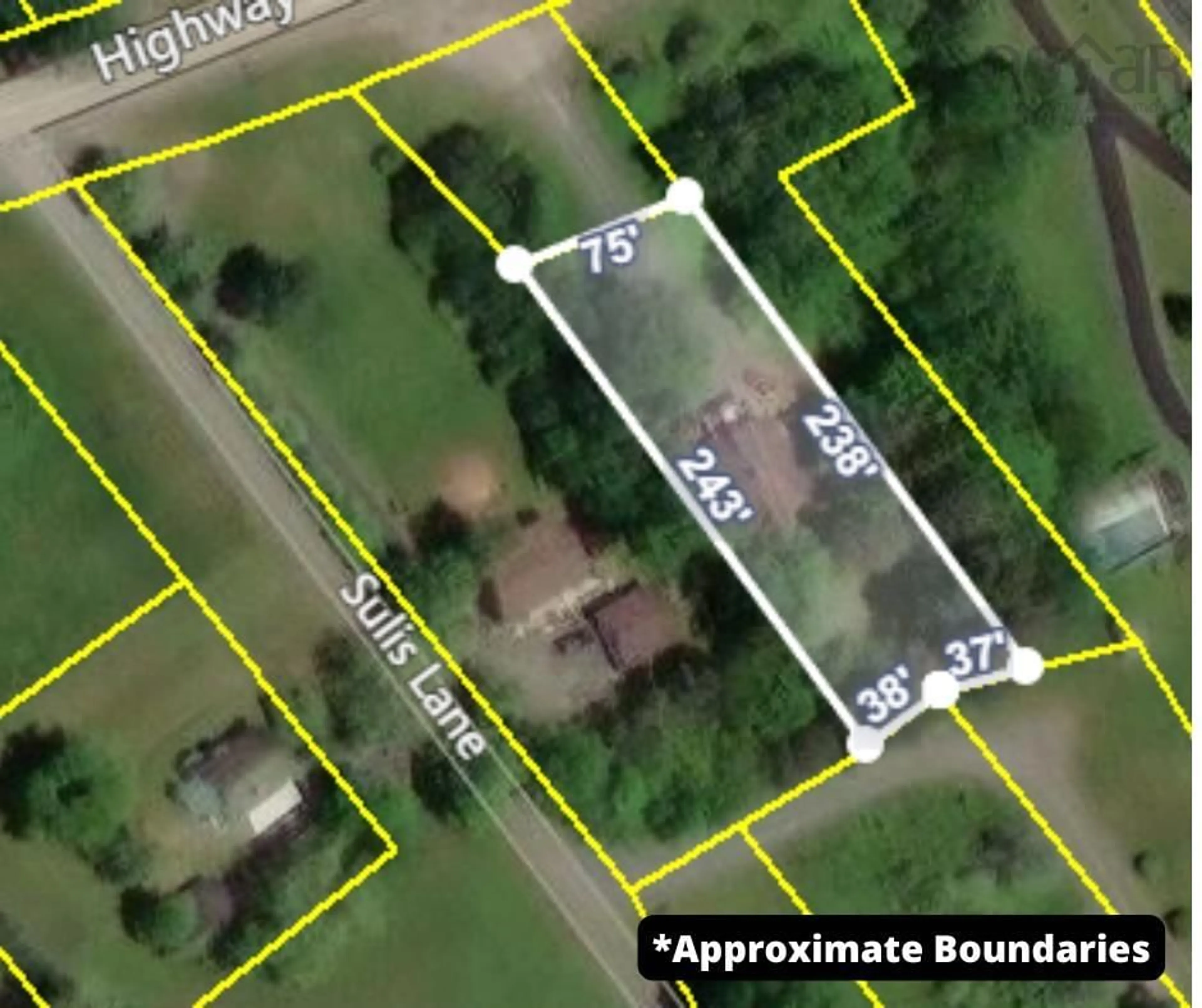 A pic from outside/outdoor area/front of a property/back of a property/a pic from drone, building for 566 Highway 1, Smiths Cove Nova Scotia B0S 1S0