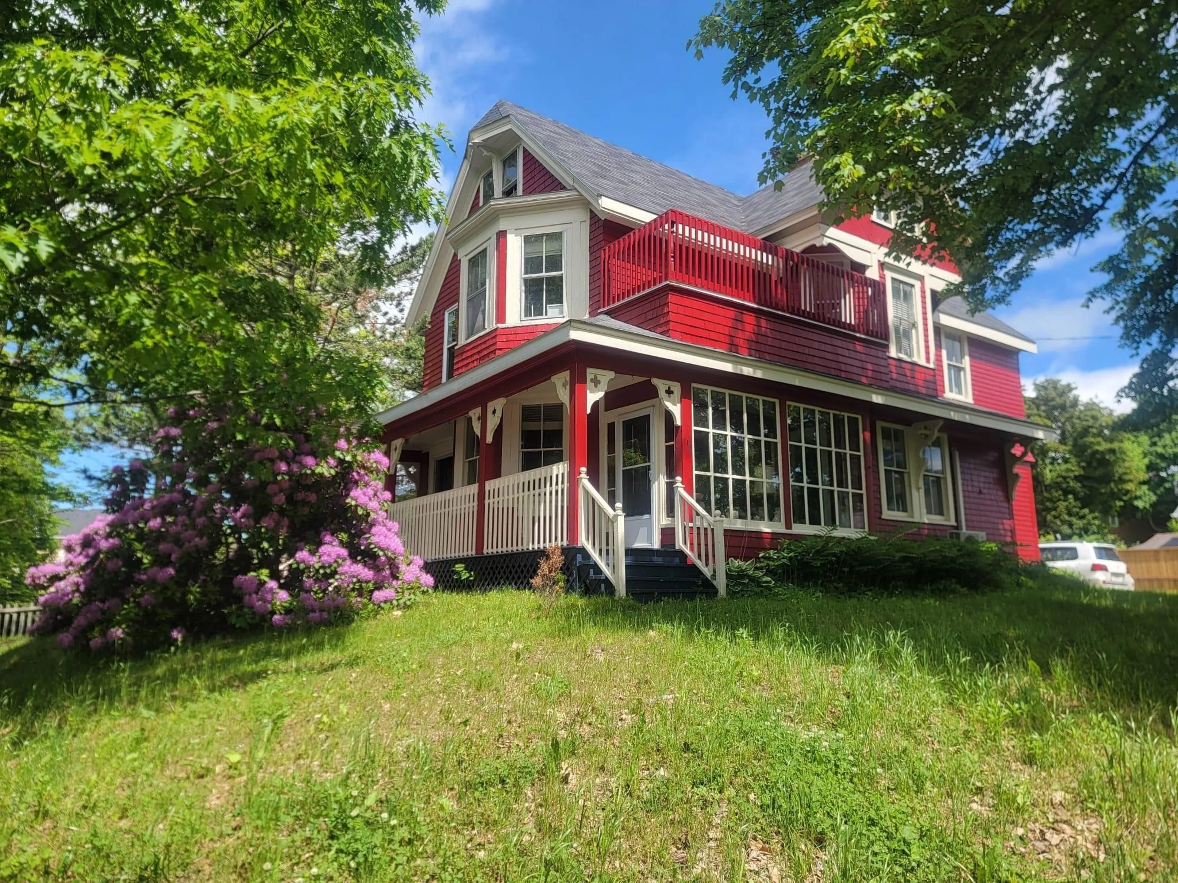 Home with vinyl exterior material, street for 57 King St, North Sydney Nova Scotia B2A 2T2