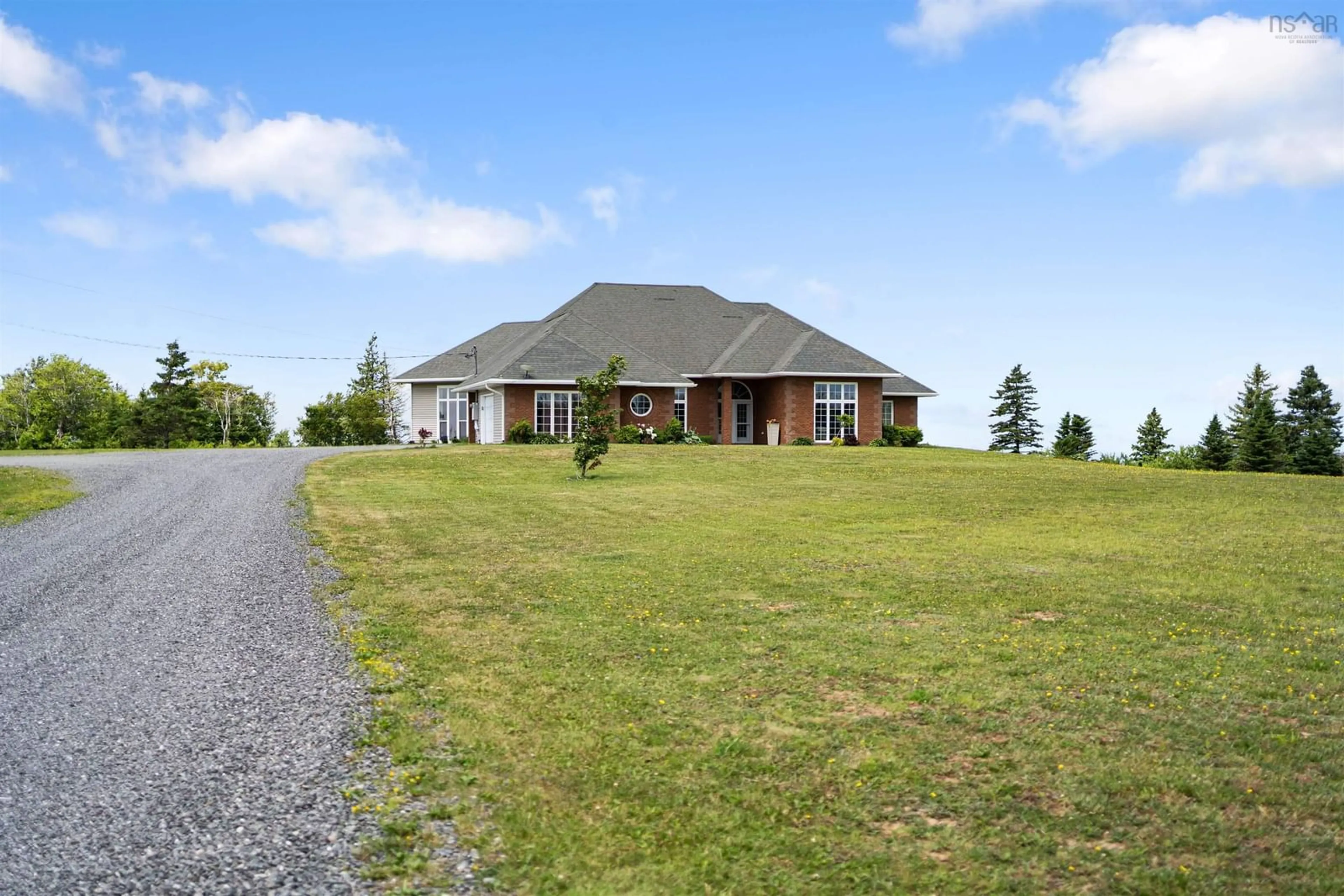 A pic from outside/outdoor area/front of a property/back of a property/a pic from drone, unknown for 61 Wilfred Macdonald Rd, Kirkmount Nova Scotia B0K 1W0