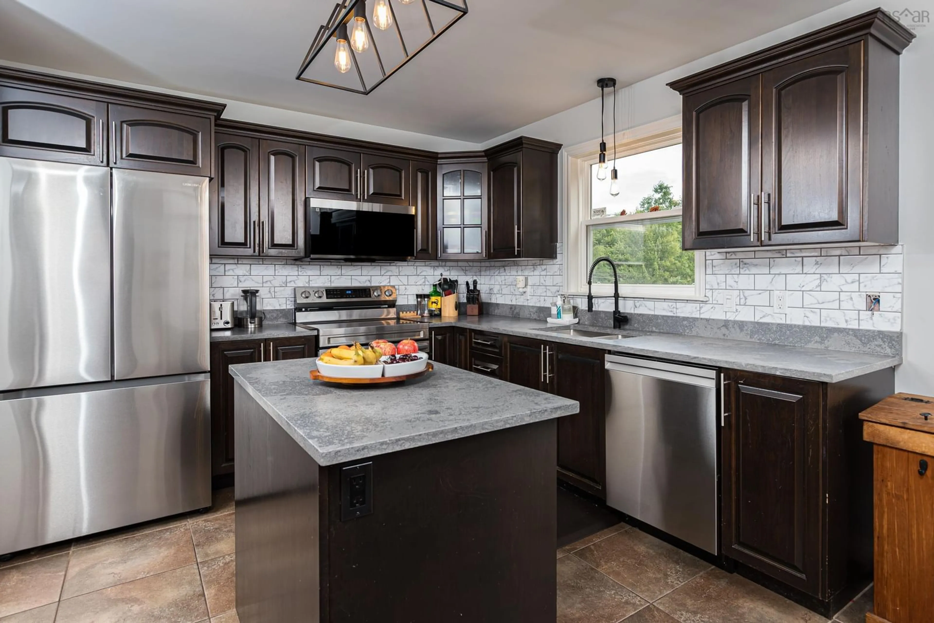 Contemporary kitchen, ceramic/tile floor for 120 Kali Lane, Elmsdale Nova Scotia B2S 1A2