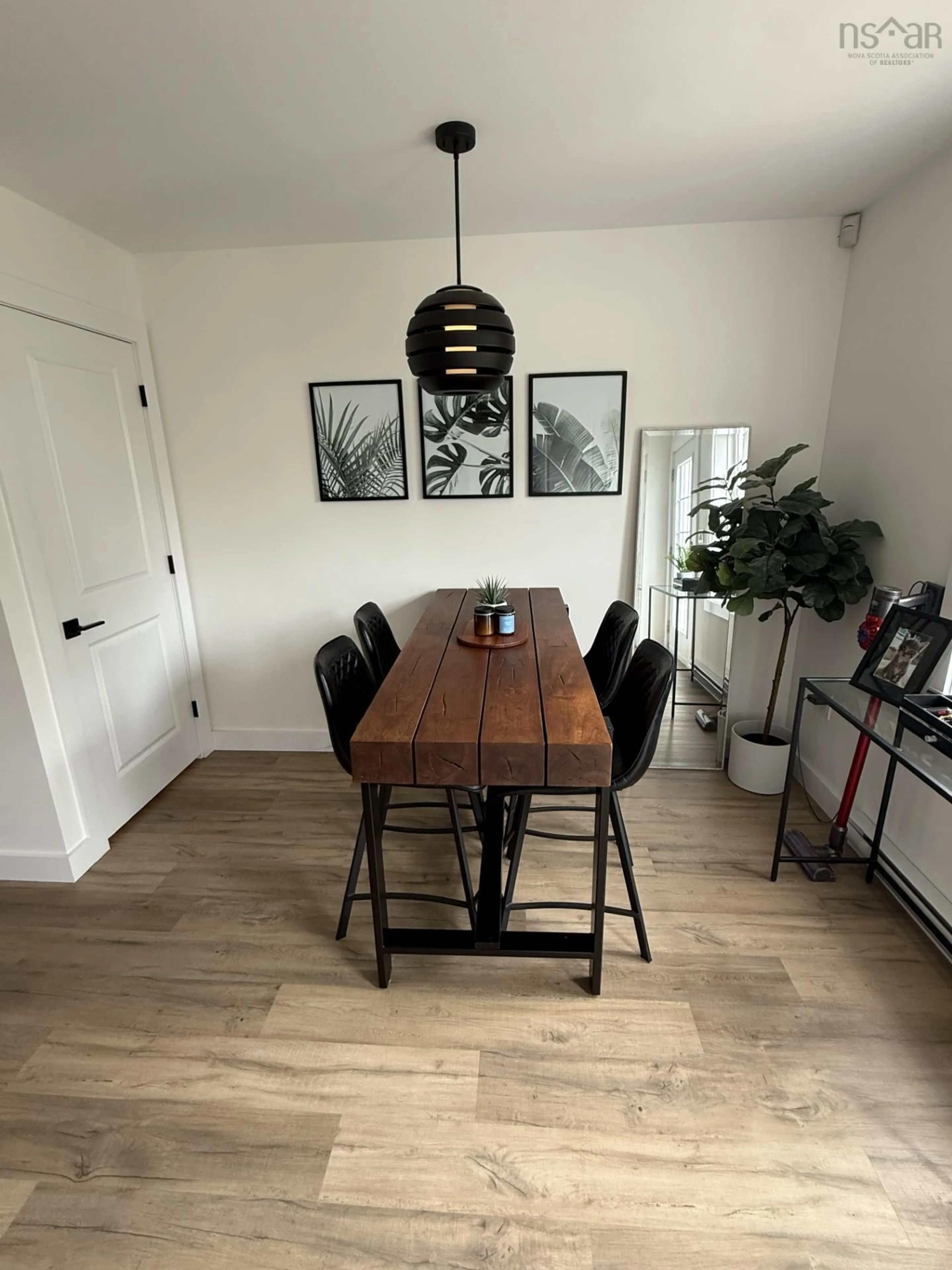 Dining room, wood/laminate floor for 239 Hawthorne Street, Unit 2, Antigonish Nova Scotia B2G 2G6