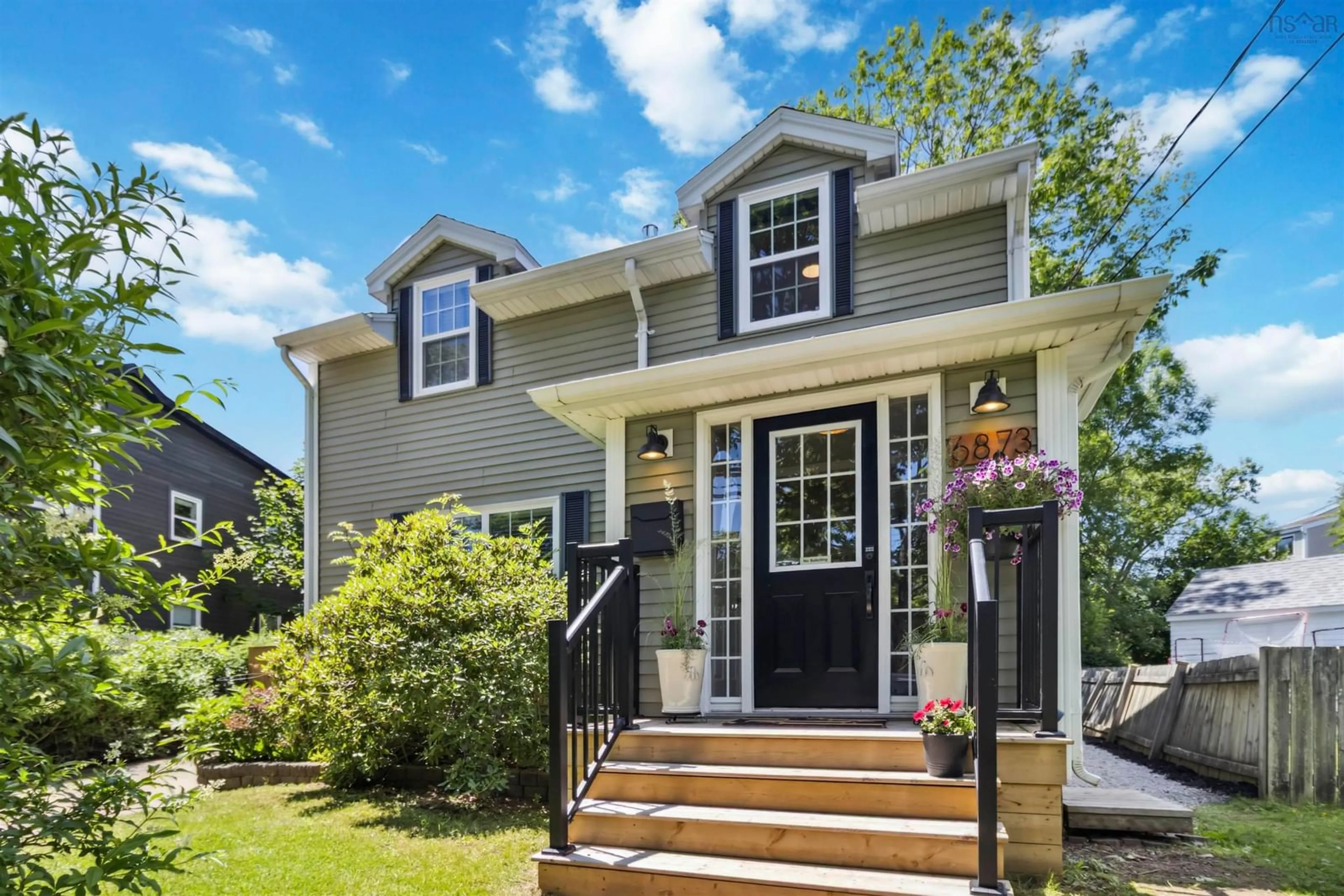 Home with vinyl exterior material, street for 6873 Edward Arab Ave, Halifax Nova Scotia B3L 2E4