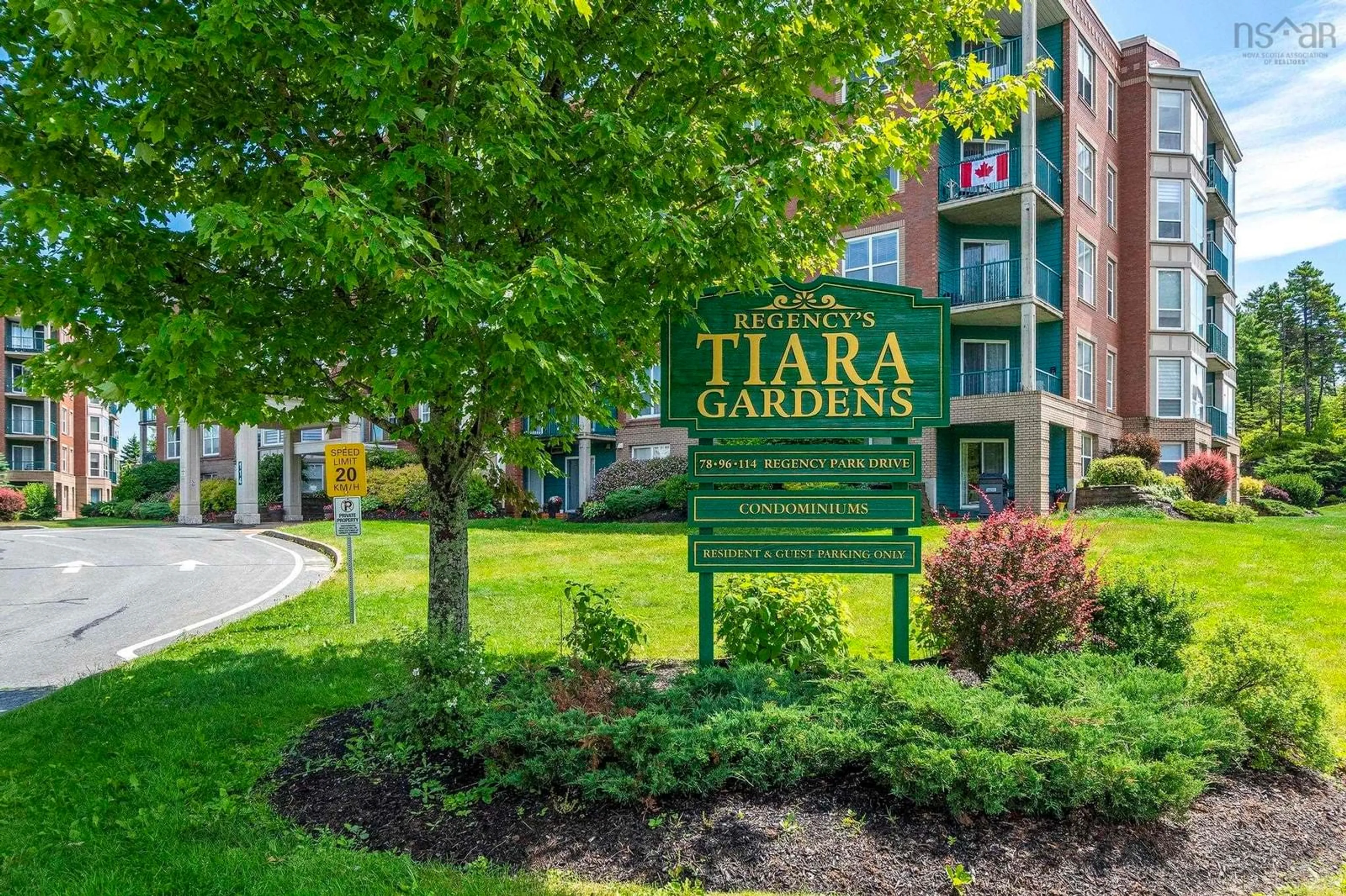 Patio, water/lake/river/ocean view for 114 Regency Park Dr #201, Halifax Nova Scotia B3S 1R9