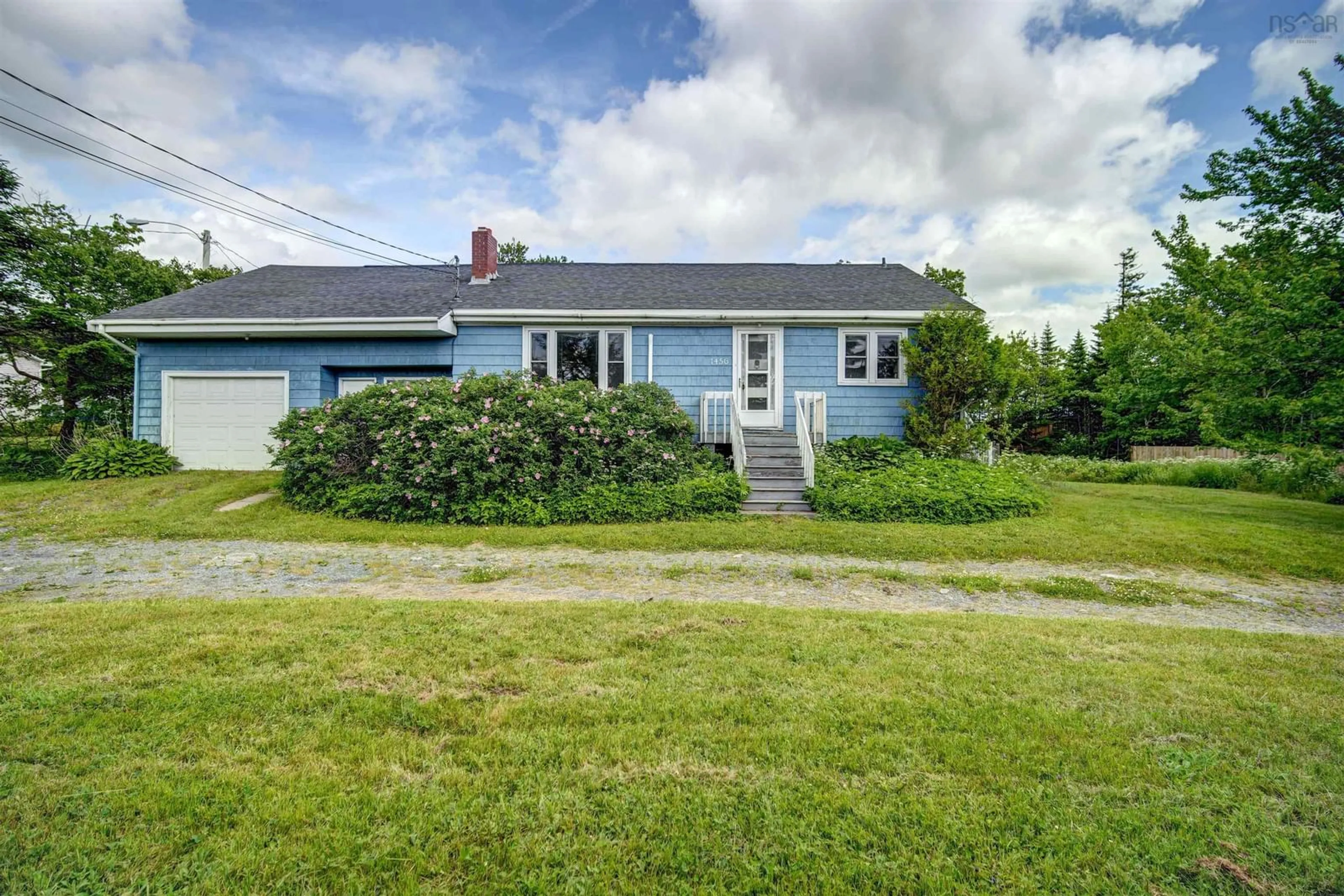 A pic from outside/outdoor area/front of a property/back of a property/a pic from drone, street for 1456 Prospect Rd, Hatchet Lake Nova Scotia B2T 1P7