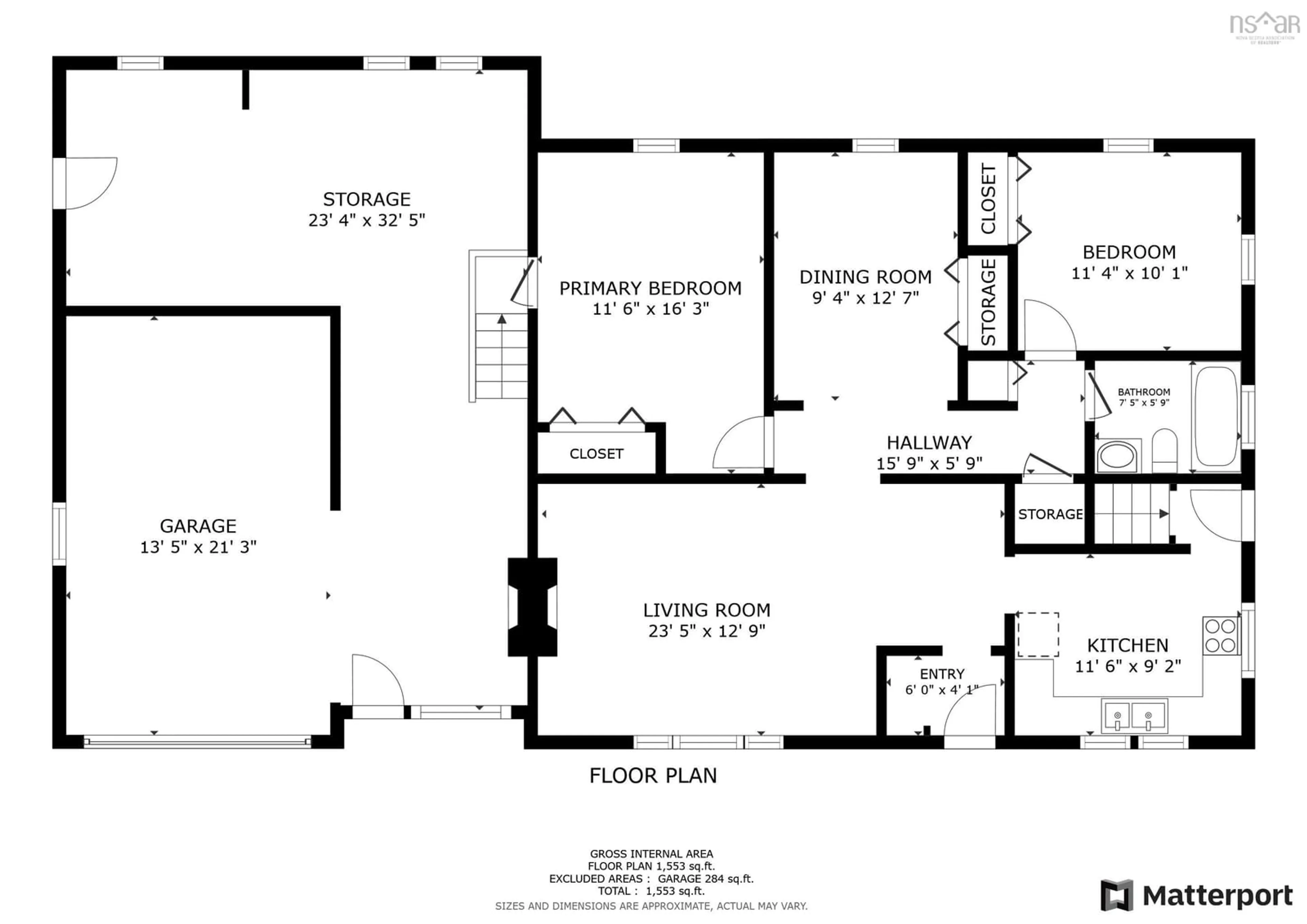 Floor plan for 1456 Prospect Rd, Hatchet Lake Nova Scotia B2T 1P7
