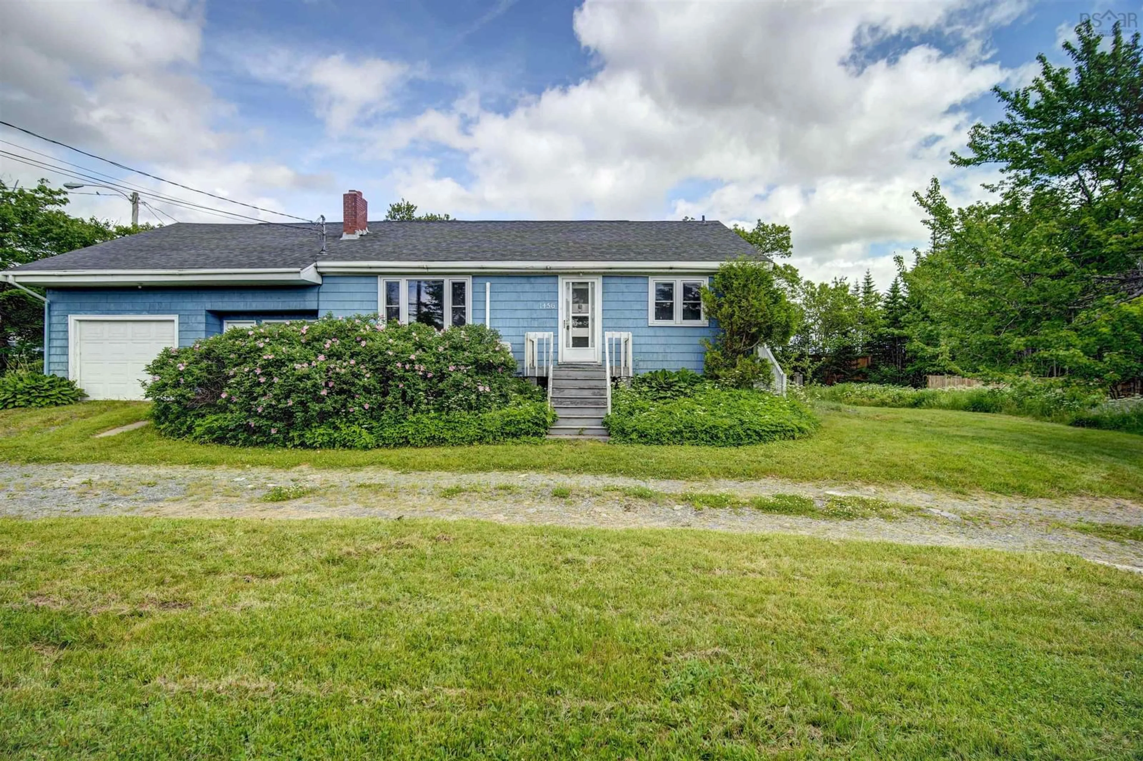 A pic from outside/outdoor area/front of a property/back of a property/a pic from drone, street for 1456 Prospect Rd, Hatchet Lake Nova Scotia B2T 1P7