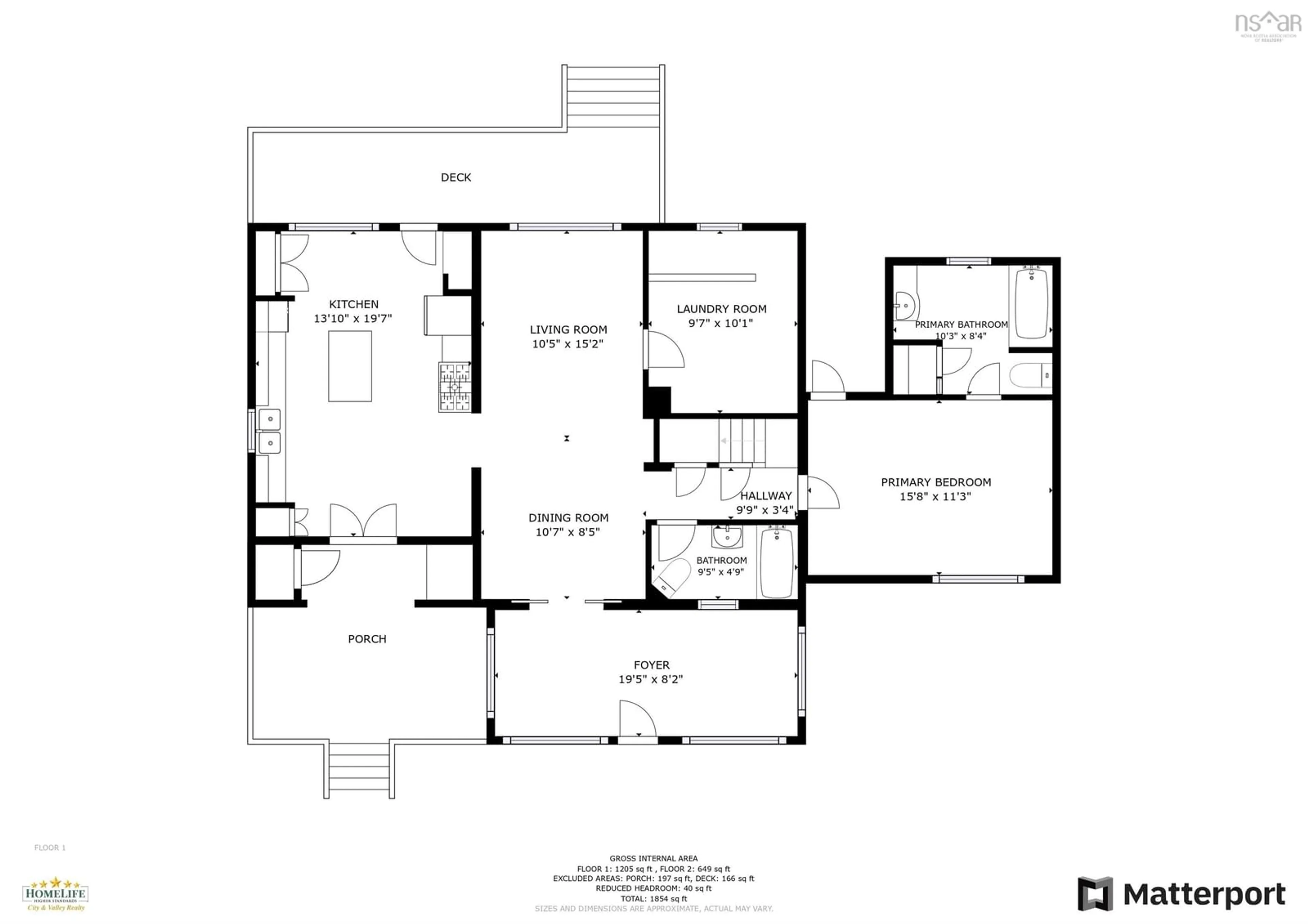 Floor plan for 3395 Highway 358, Arlington Nova Scotia B0P 1H0