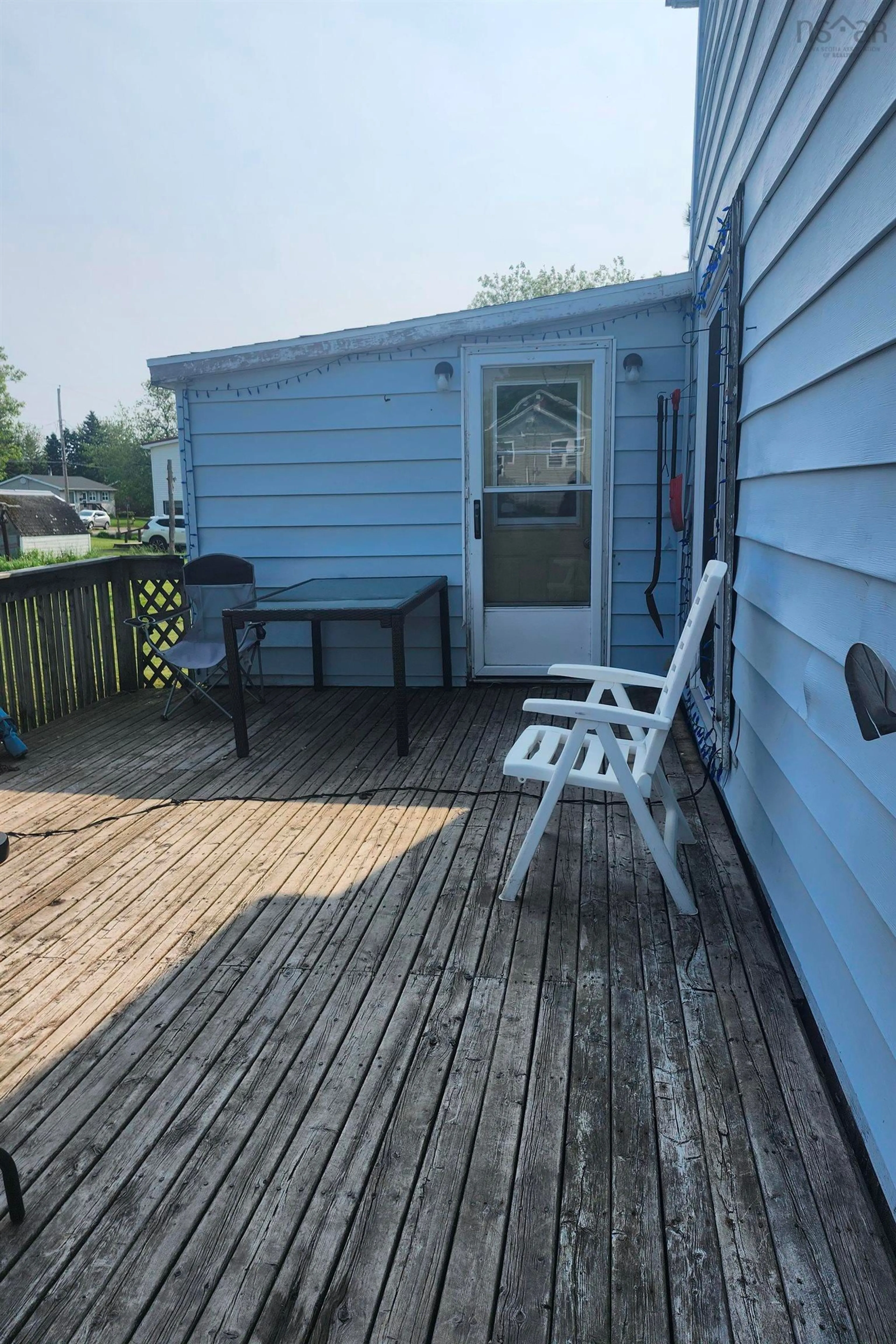 Patio, water/lake/river/ocean view for 19 Ottawa Ave, Amherst Nova Scotia B4H 1L1