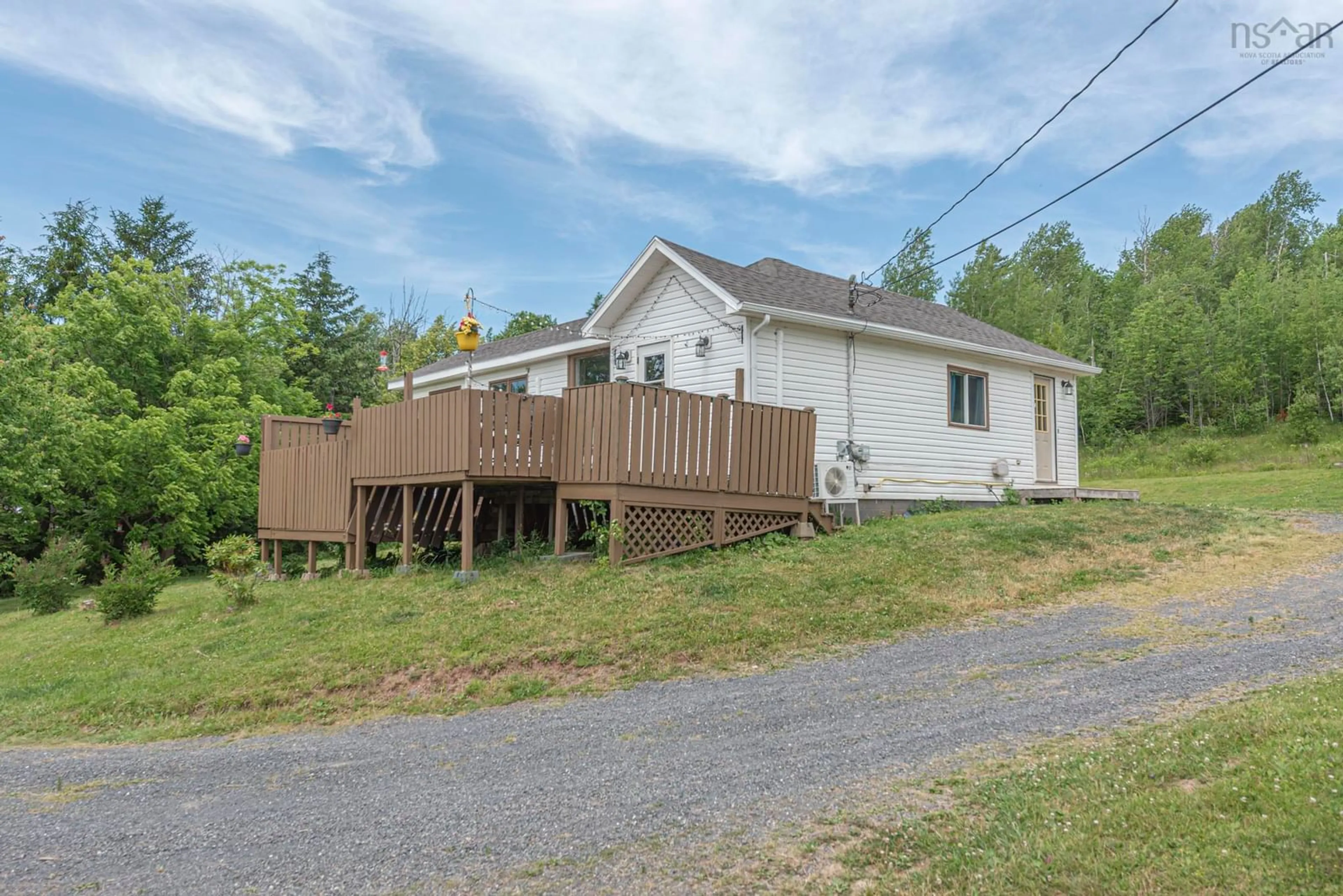 A pic from outside/outdoor area/front of a property/back of a property/a pic from drone, unknown for 6791 Highway 4, Linacy Nova Scotia B2H 5C4