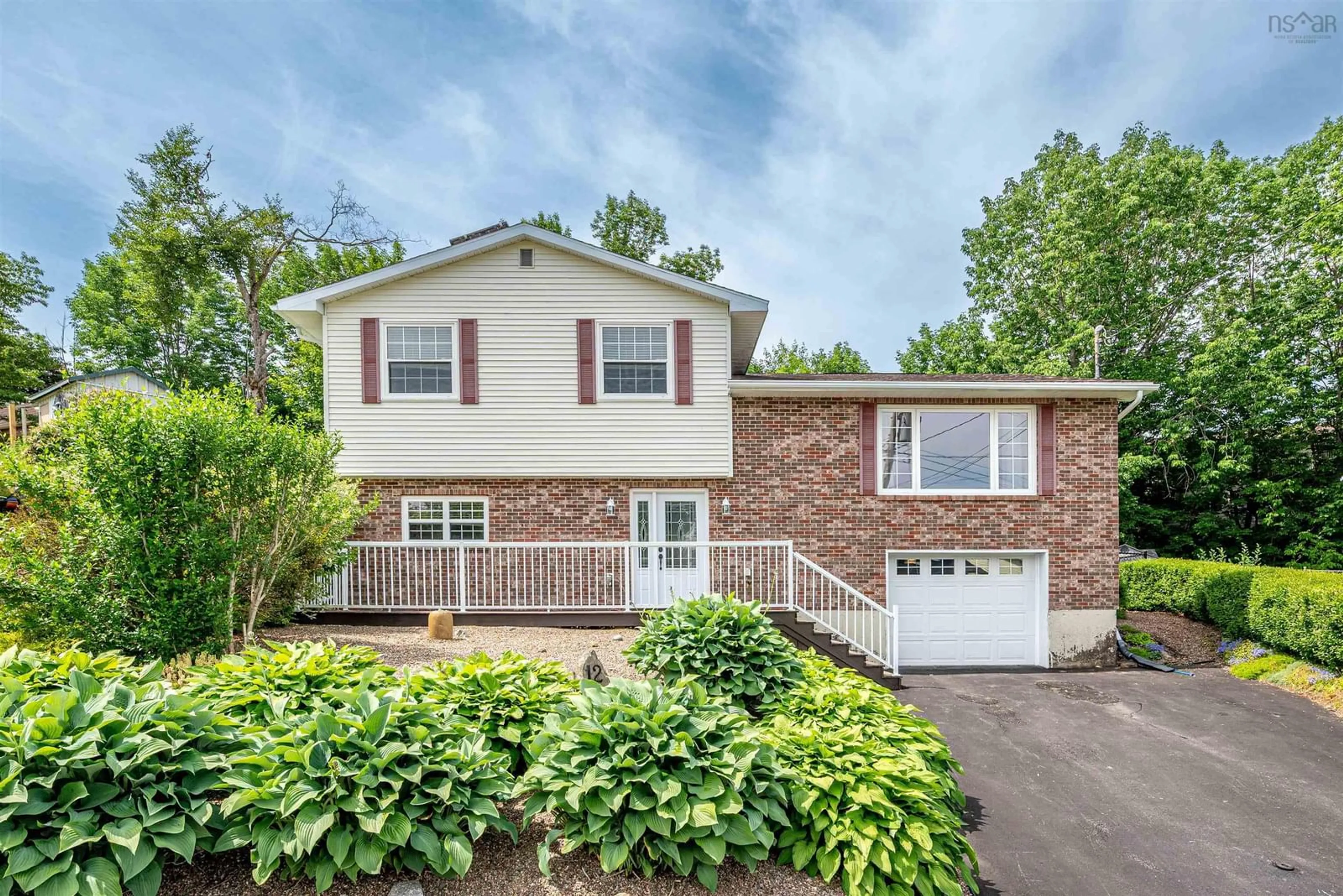 Home with vinyl exterior material, street for 12 Nausett Cres, Woodlawn Heights Nova Scotia B2W 5A3