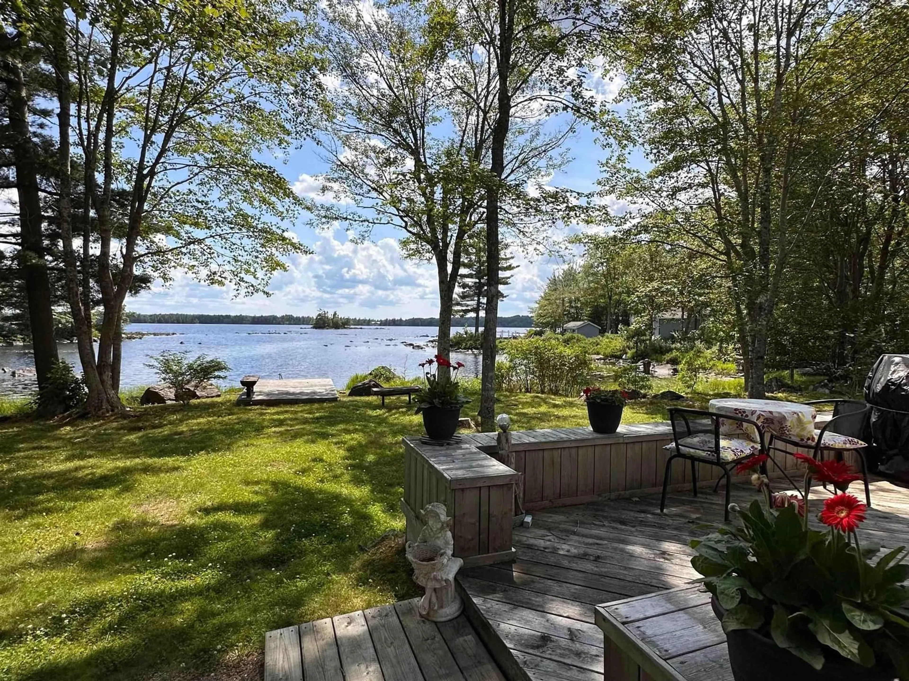 Patio, water/lake/river/ocean view for 10 Hemford Cres, Hemford Nova Scotia B0R 1E0