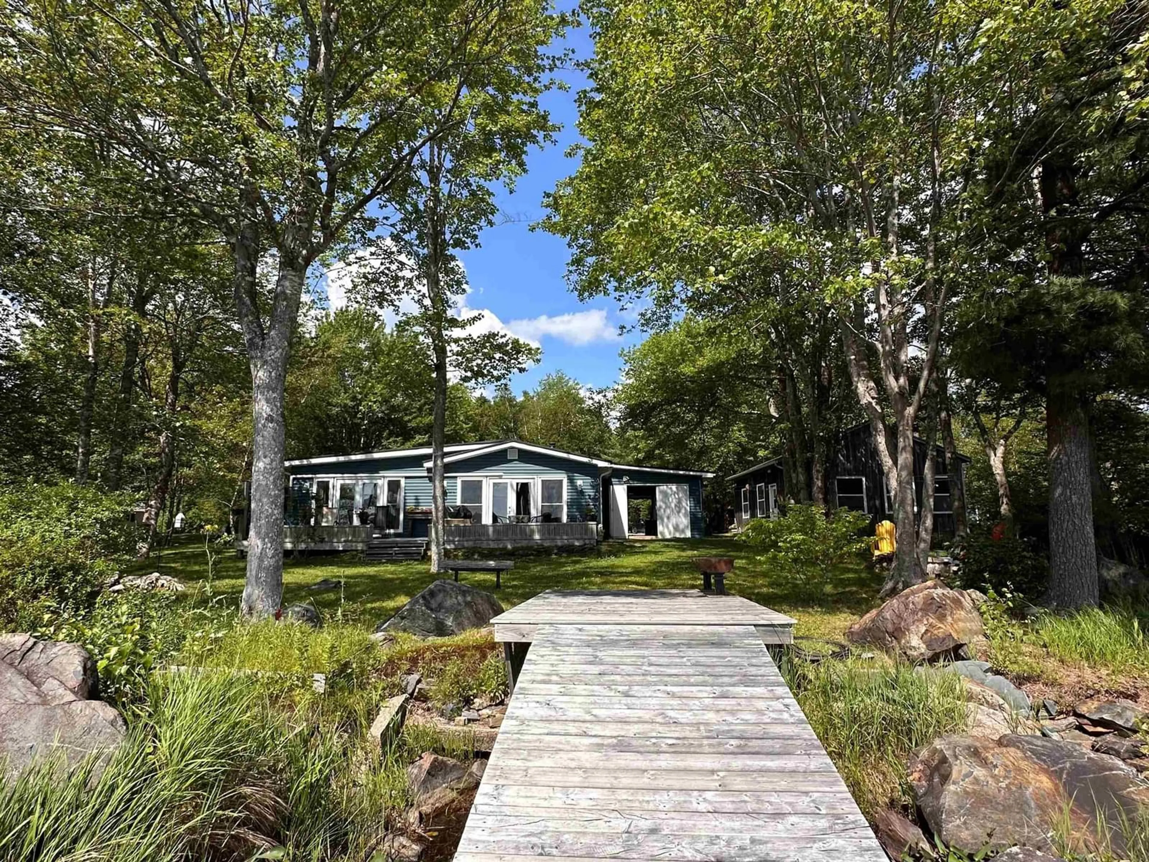 A pic from outside/outdoor area/front of a property/back of a property/a pic from drone, water/lake/river/ocean view for 10 Hemford Cres, Hemford Nova Scotia B0R 1E0