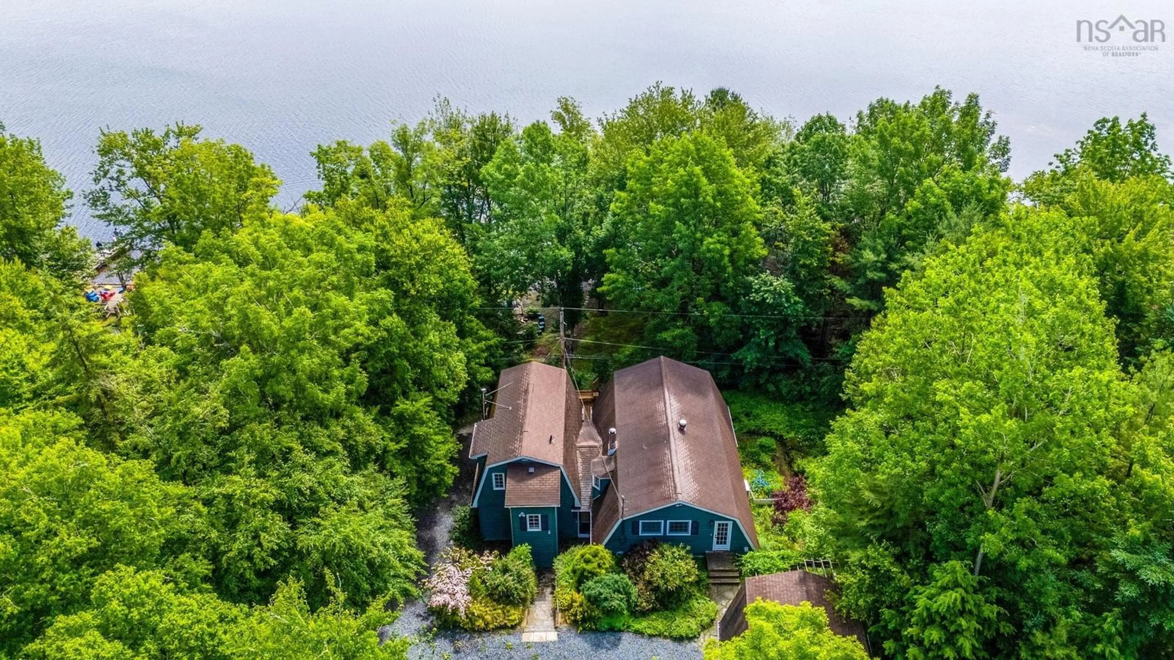 A pic from outside/outdoor area/front of a property/back of a property/a pic from drone, water/lake/river/ocean view for 333/335 Kings Rd, Wellington Nova Scotia B2T 1A2