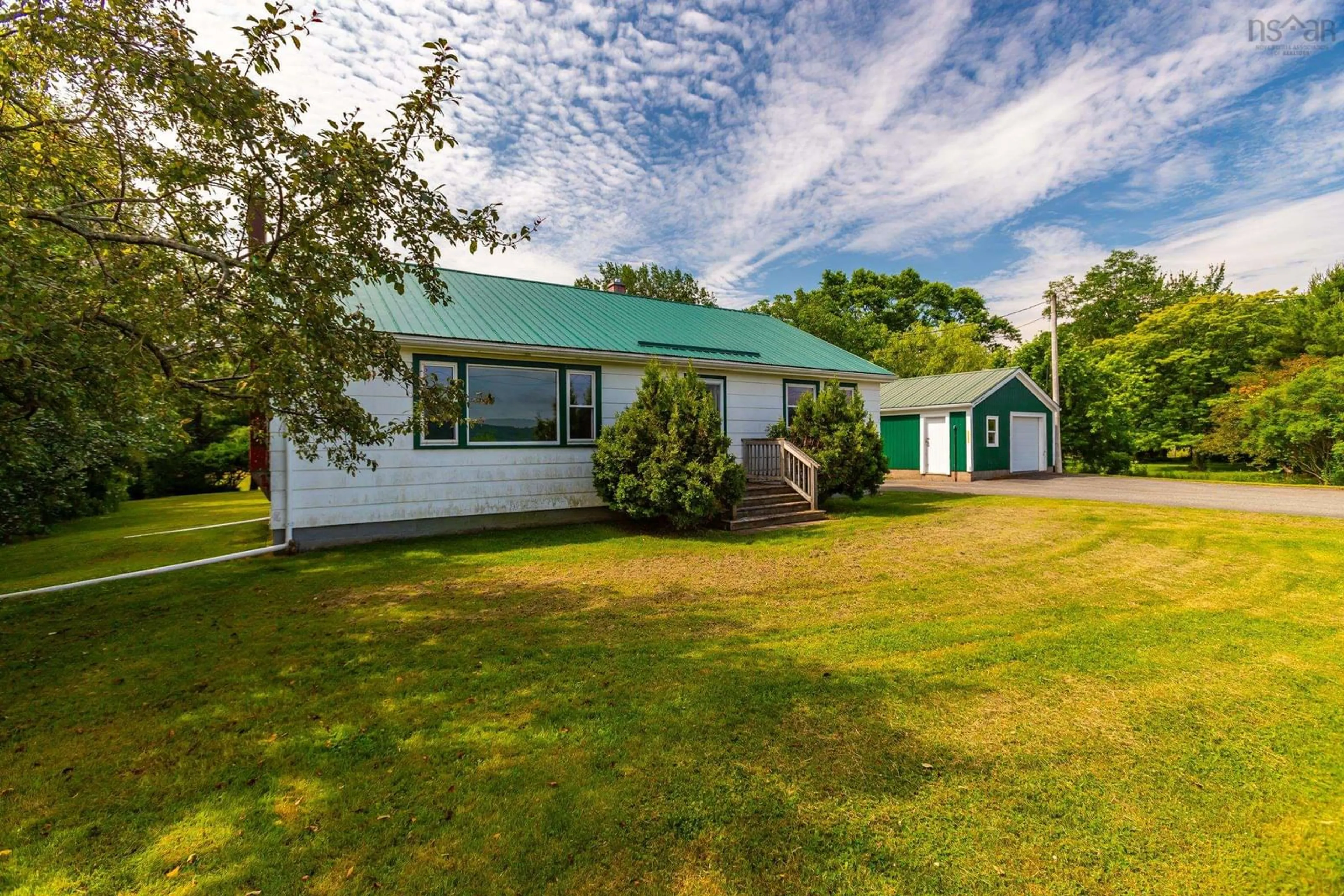 A pic from outside/outdoor area/front of a property/back of a property/a pic from drone, unknown for 3064 201 Hwy, Tupperville Nova Scotia B0P 1T0