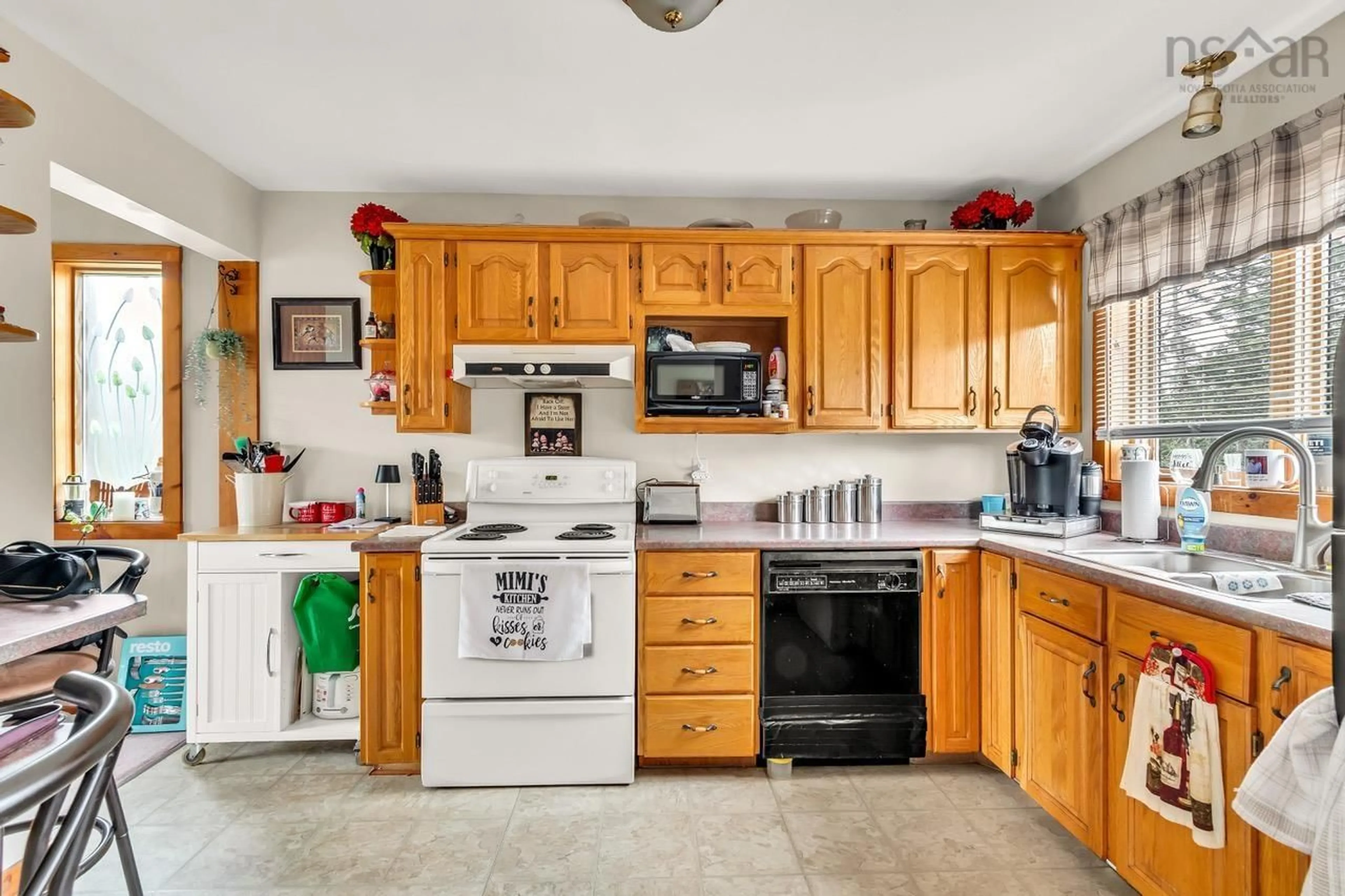 Standard kitchen, ceramic/tile floor for 5 Corrie Lane, West Porters Lake Nova Scotia B3E 1L1