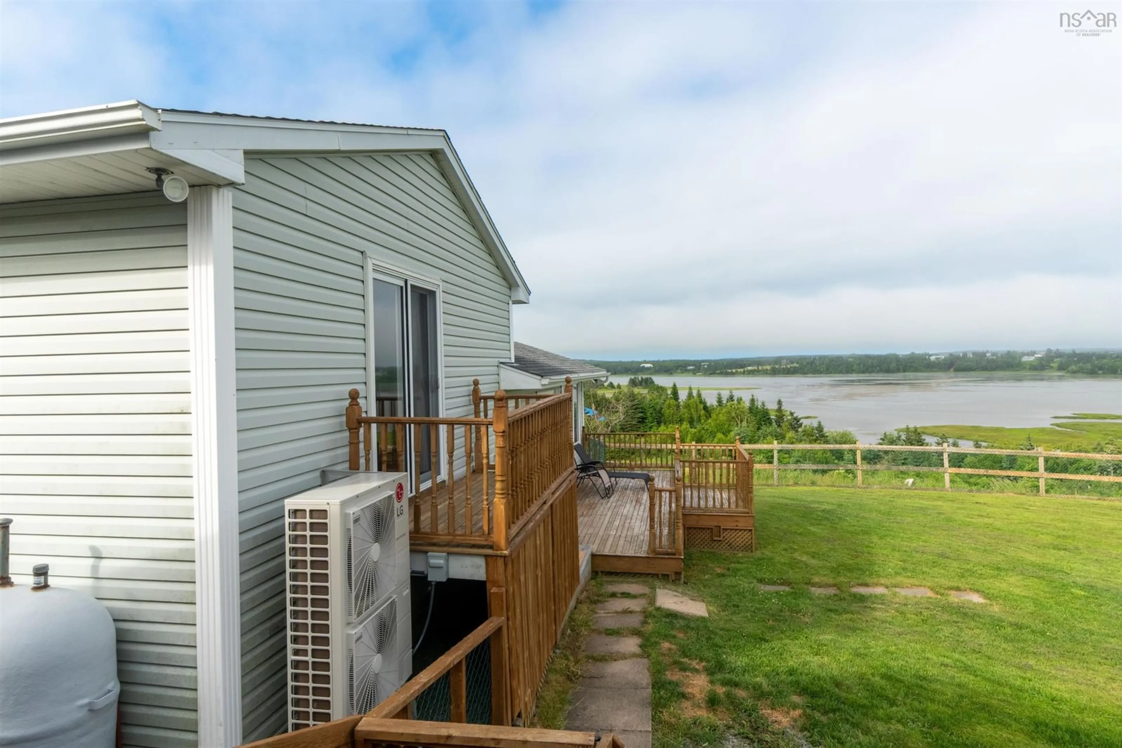 Patio, water/lake/river/ocean view for 408 West Lawrencetown Rd, Lawrencetown Nova Scotia B2Z 1S6