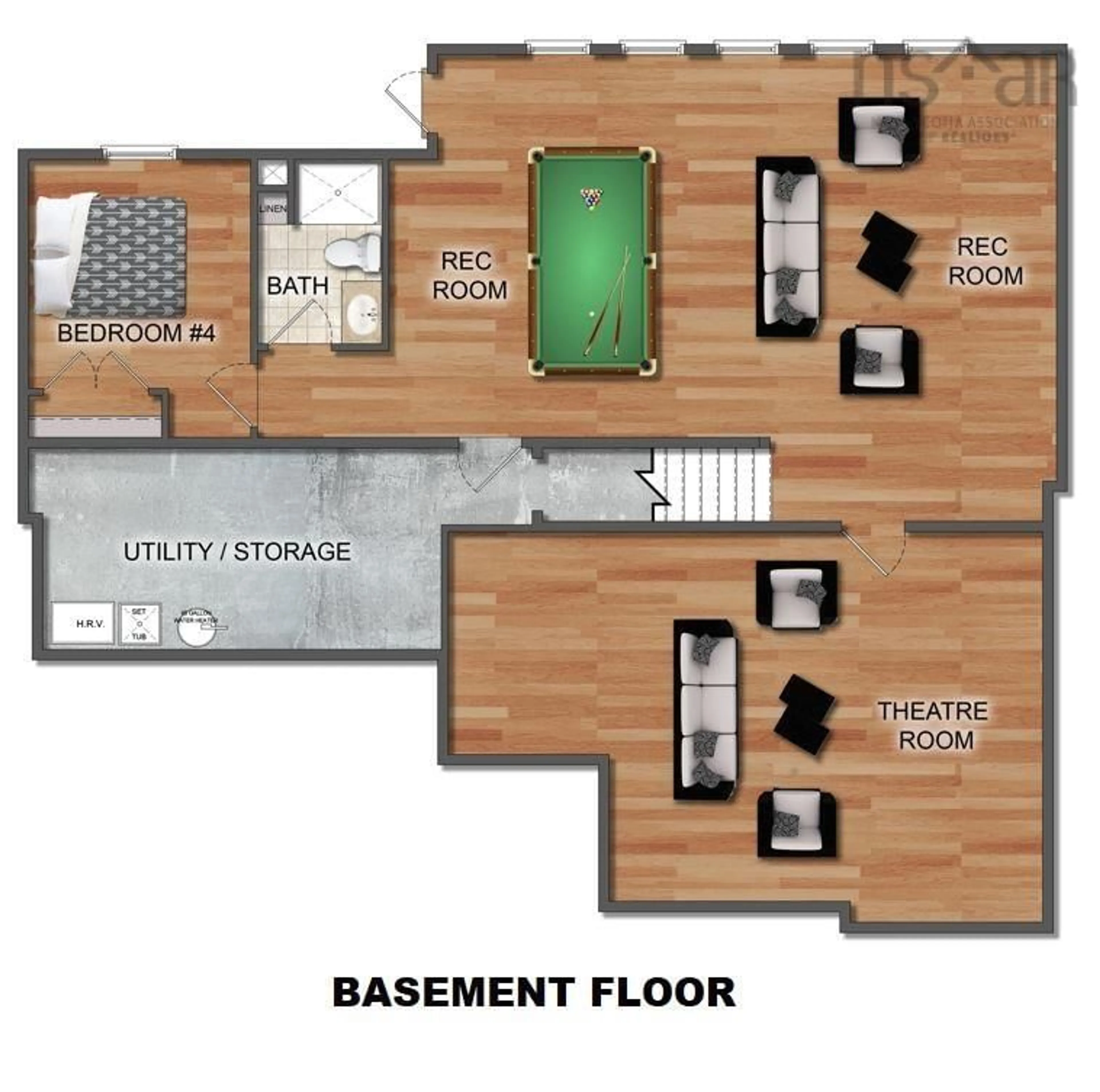 Floor plan for Peggy's Cove Rd #Lot 100, French Village Nova Scotia B3Z 2V1