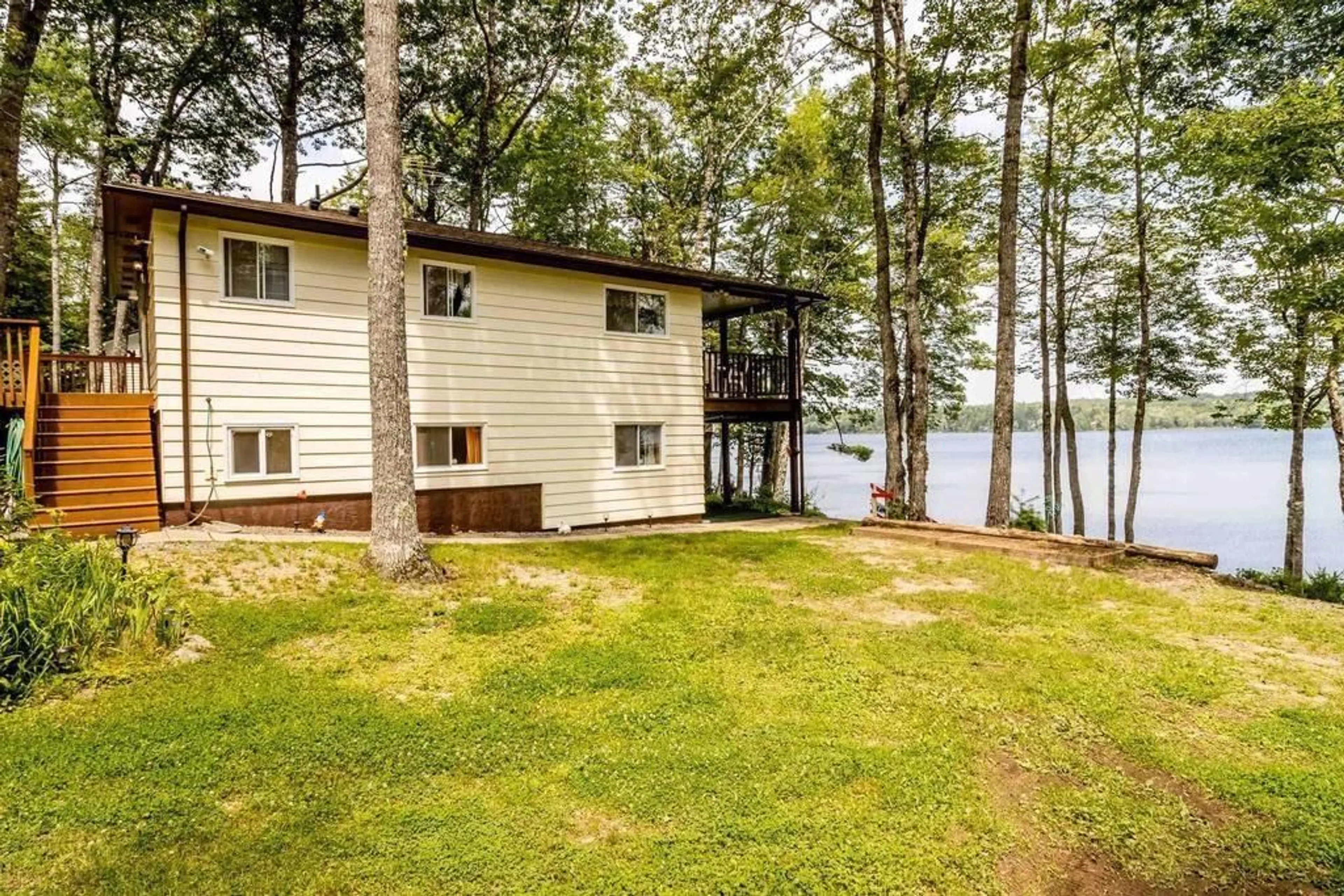 Patio, water/lake/river/ocean view for 1114 Trout Lake Rd, New Albany Nova Scotia B4N 3V7