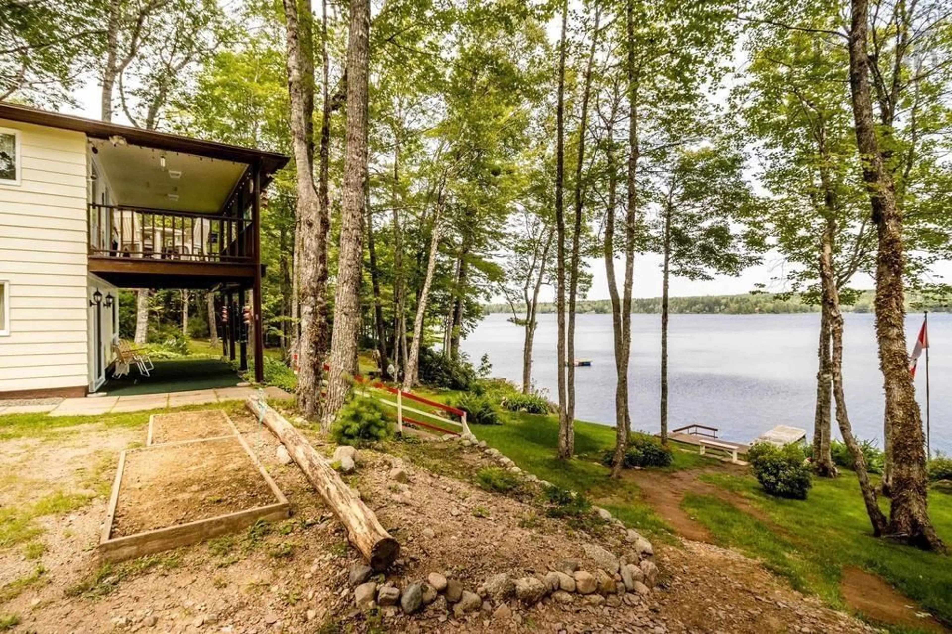 Patio, water/lake/river/ocean view for 1114 Trout Lake Rd, New Albany Nova Scotia B4N 3V7