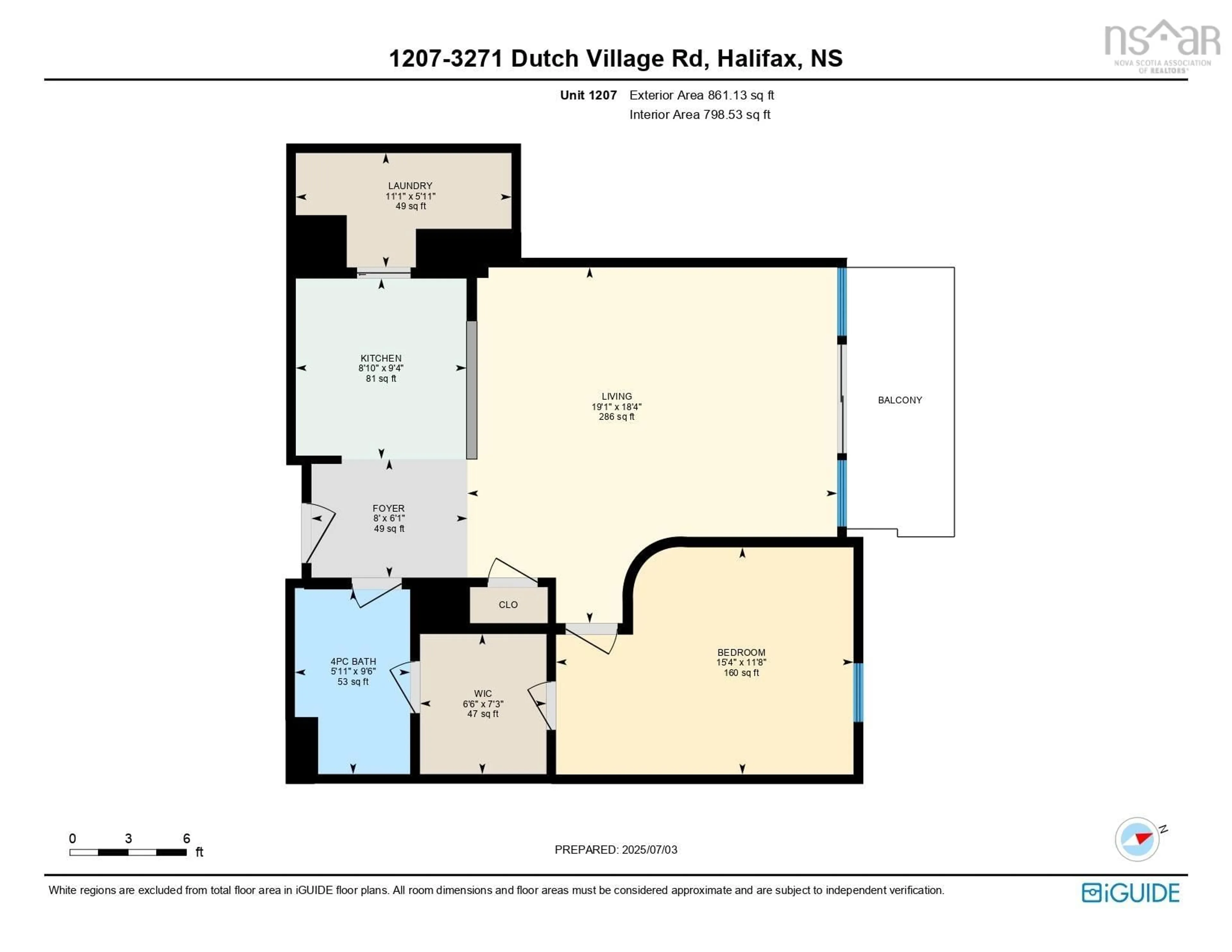 Floor plan for 3471 Dutch Village Rd #1207, Halifax Nova Scotia B3N 0C7